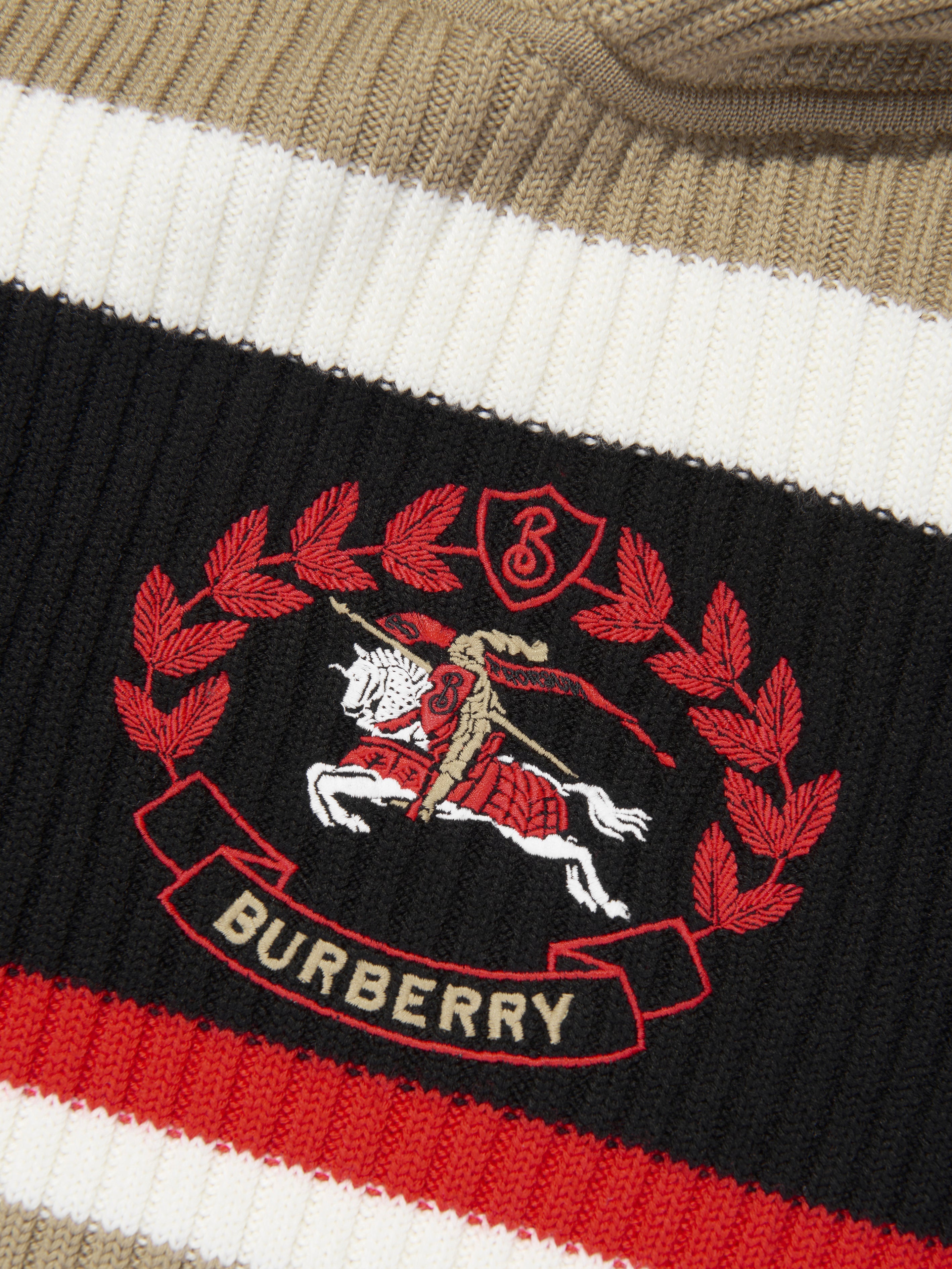 Boys Grayson Stripe Hoodie in Archive Beige