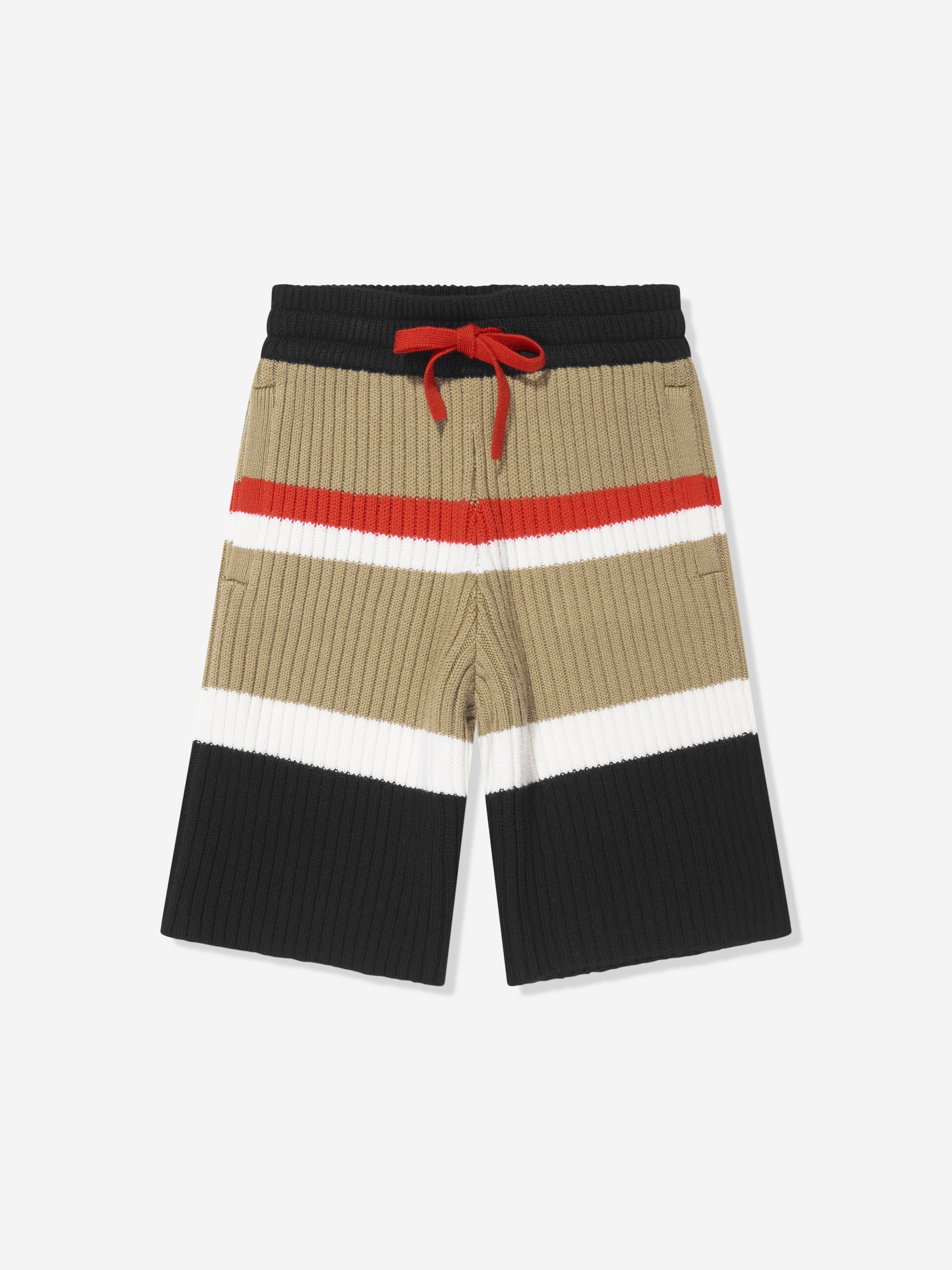 Boys Jaimie Stripe Shorts in Archive Beige