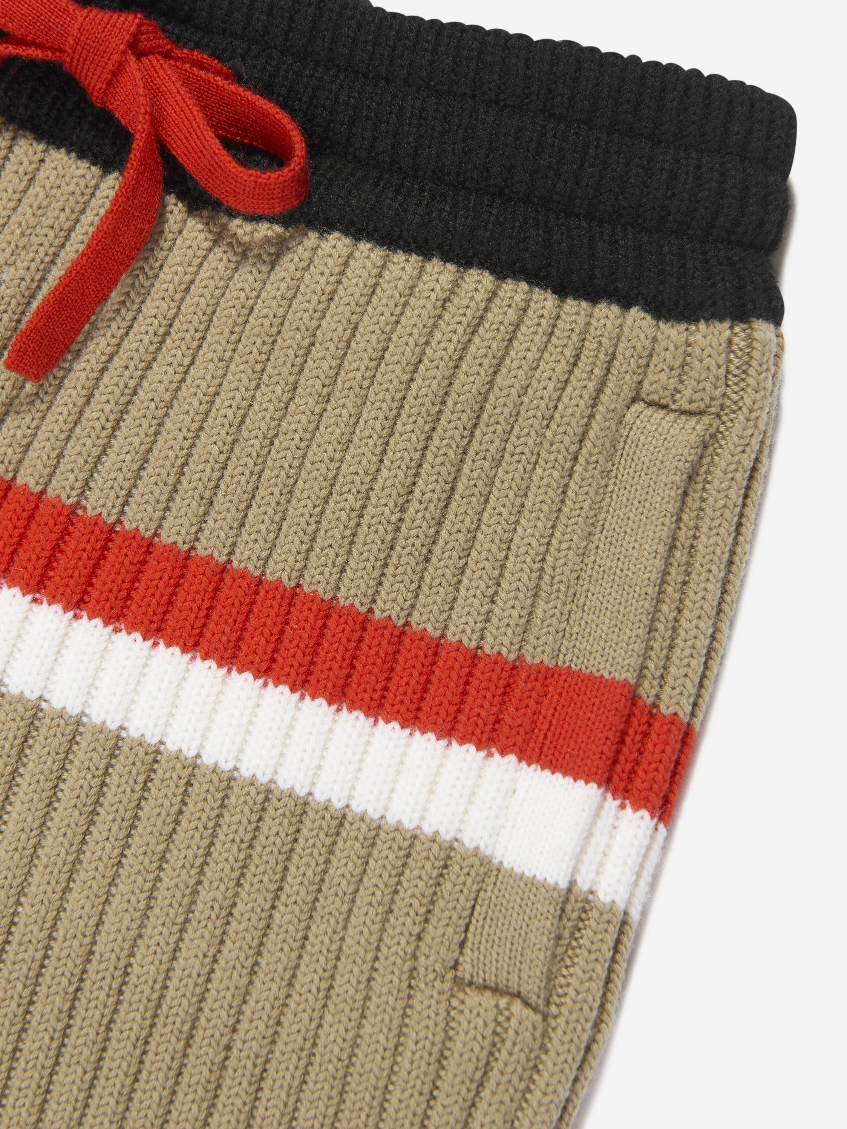 Boys Jaimie Stripe Shorts in Archive Beige