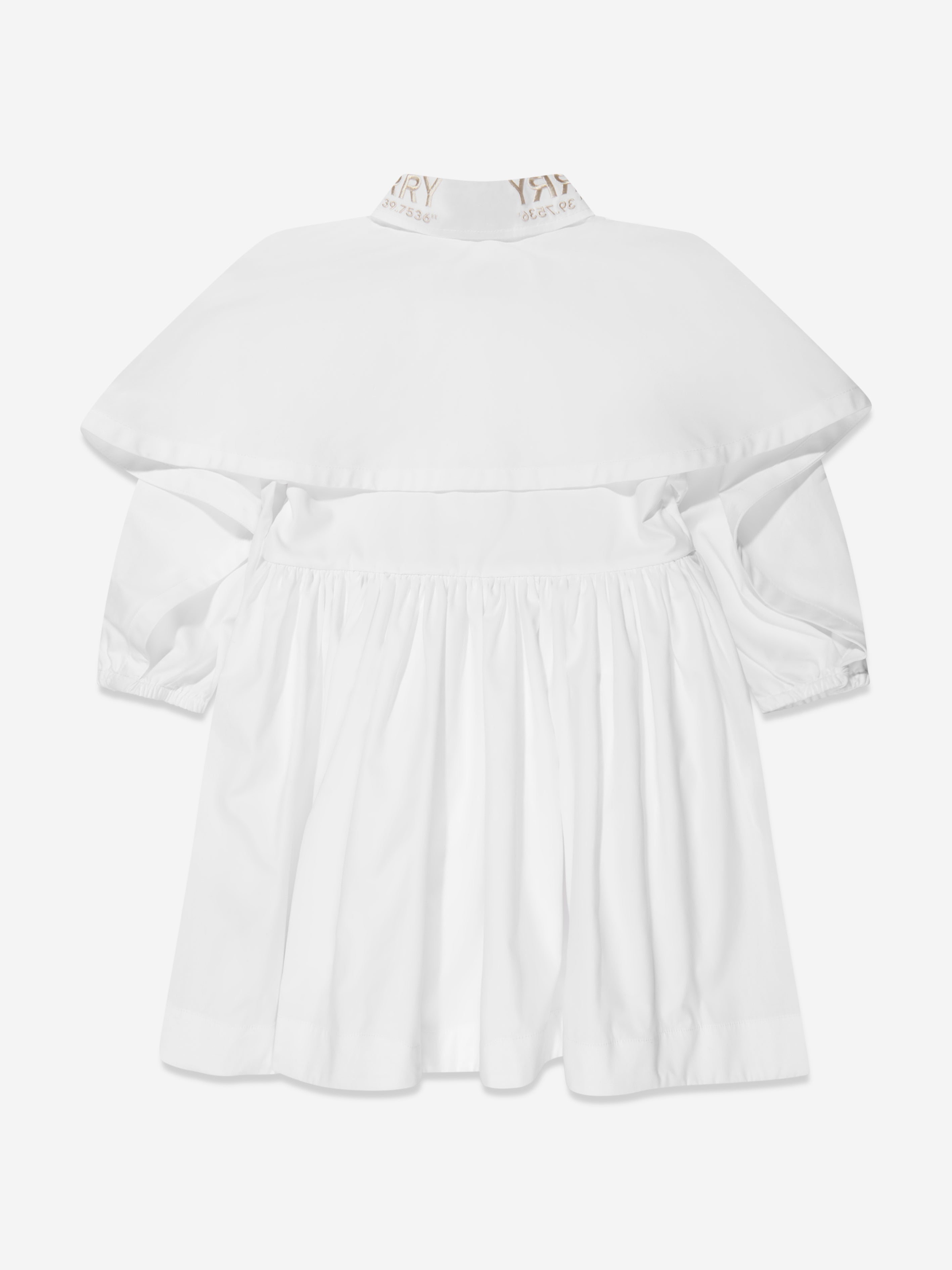 Girls Lyria Shirt Dress in White