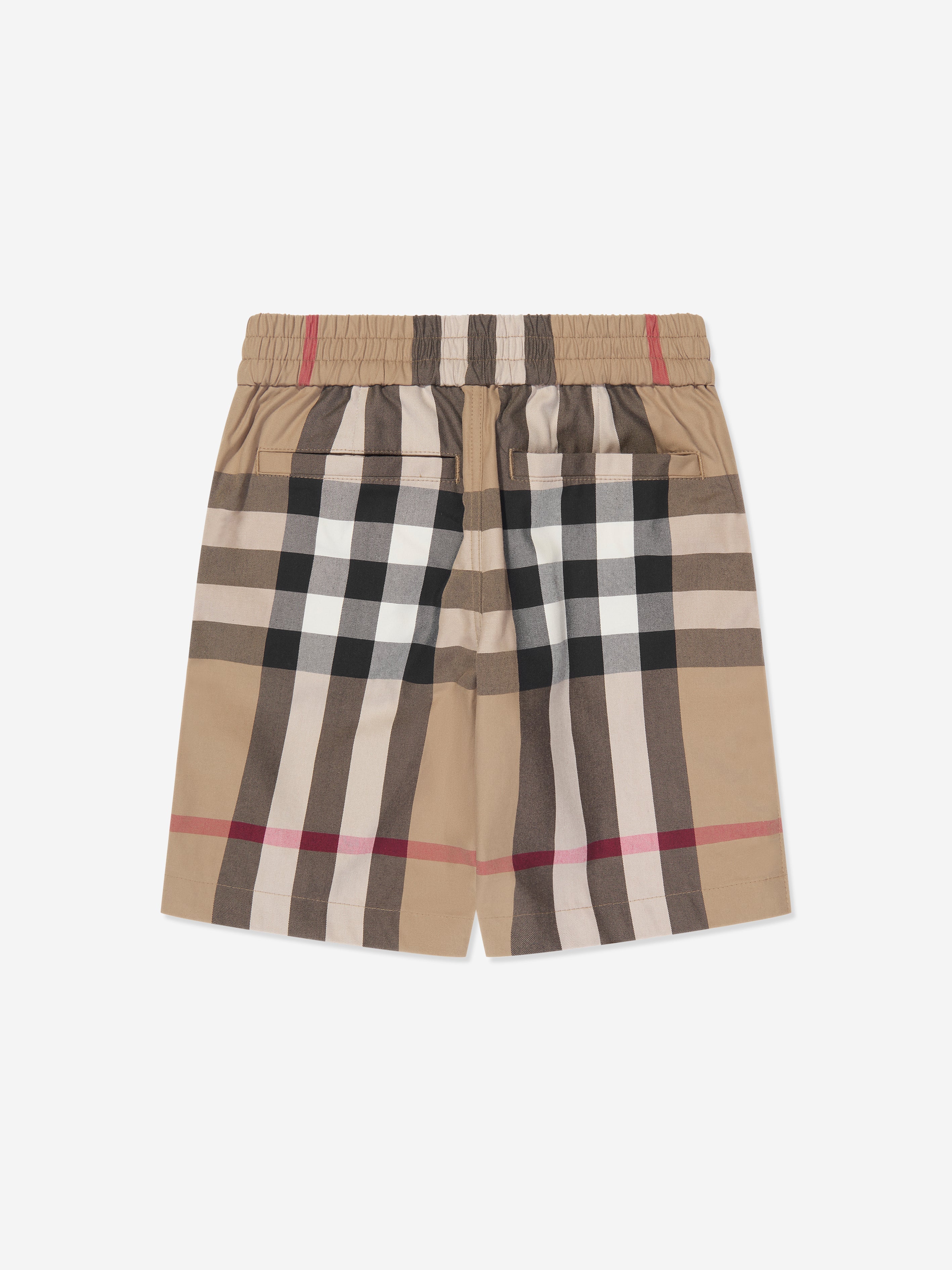 Boys Halford Shorts in Archive Beige Check