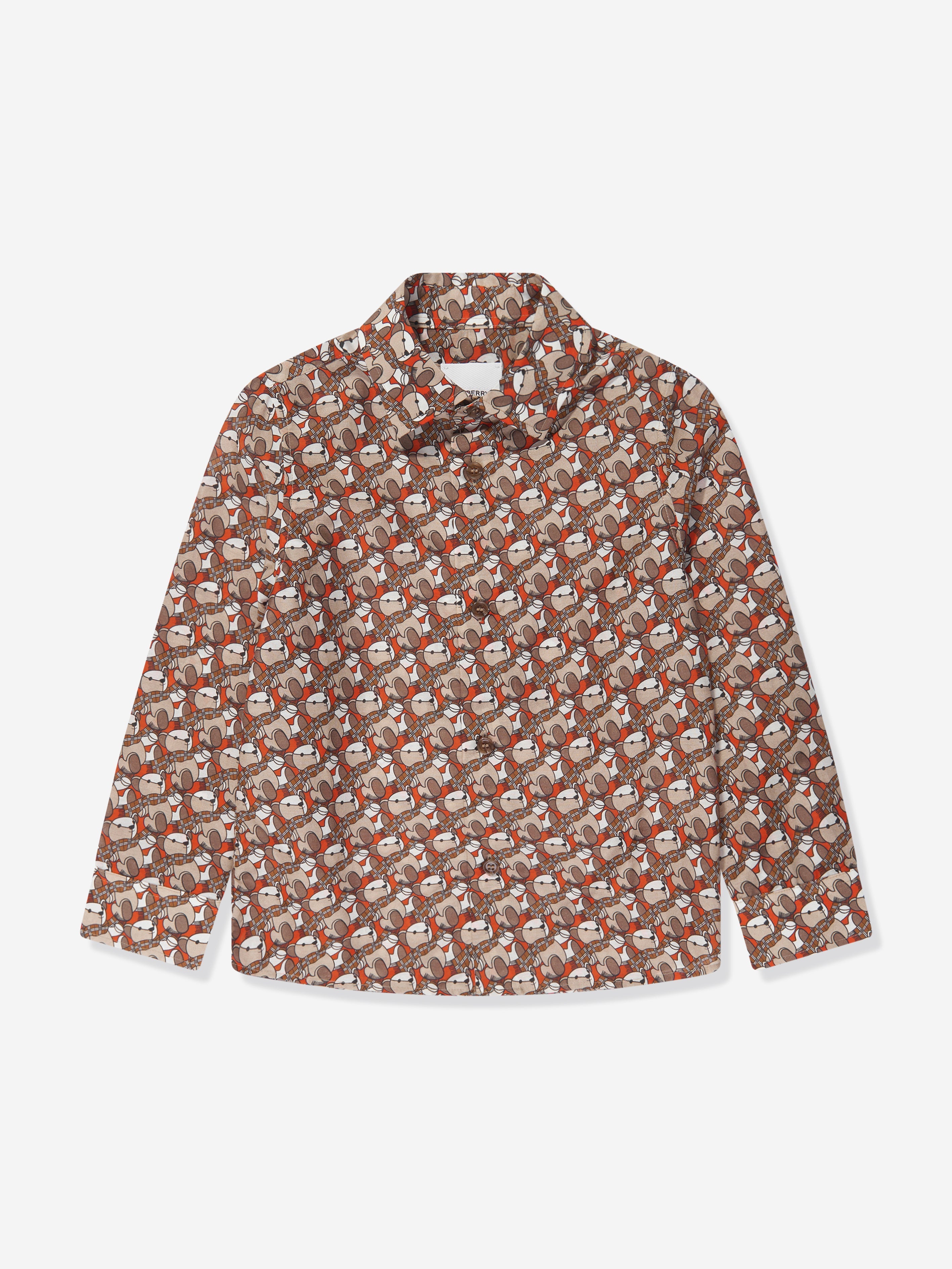 Boys Owen Shirt in Beige