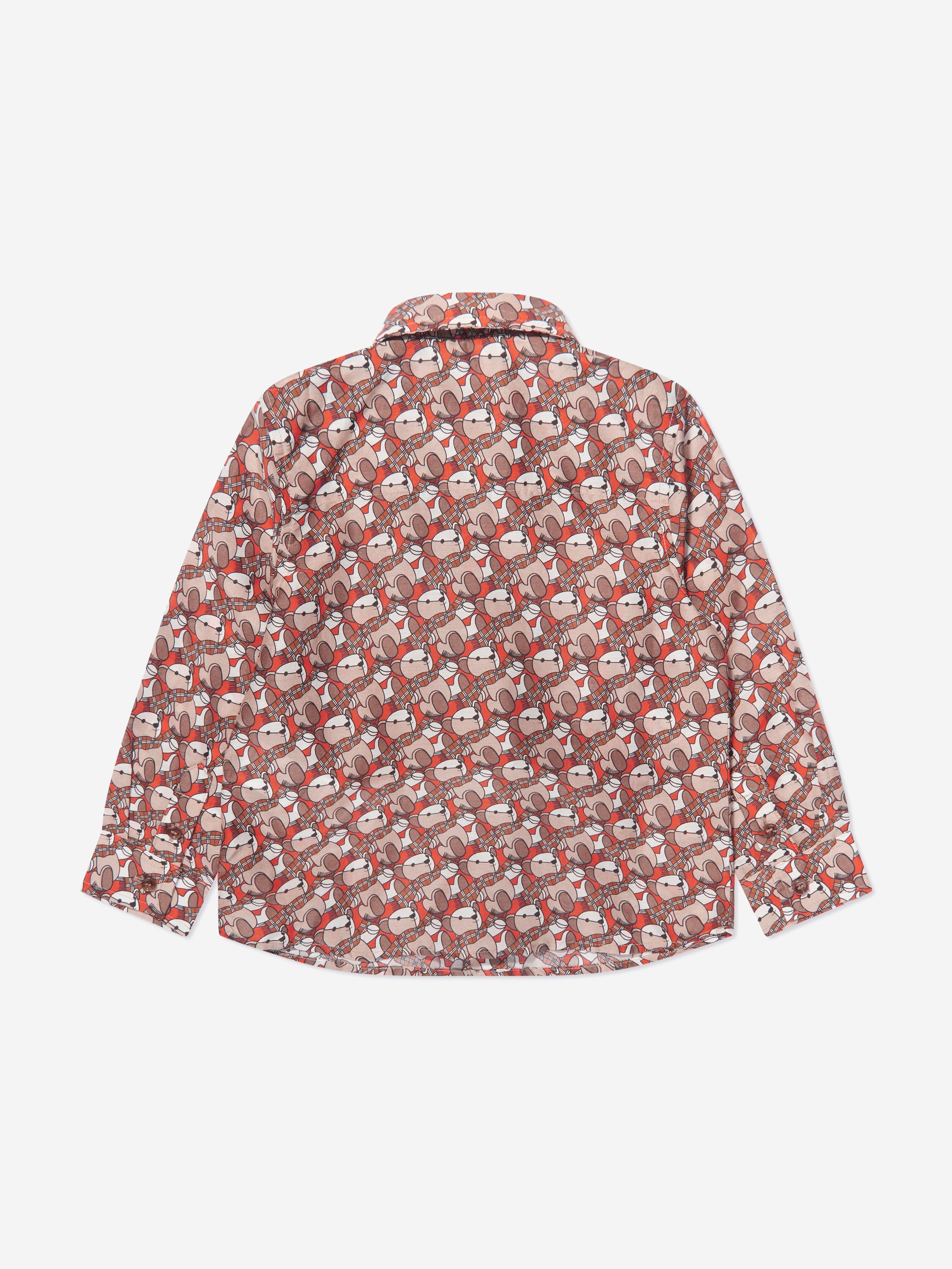 Baby Boys Mini Owen Shirt in Beige