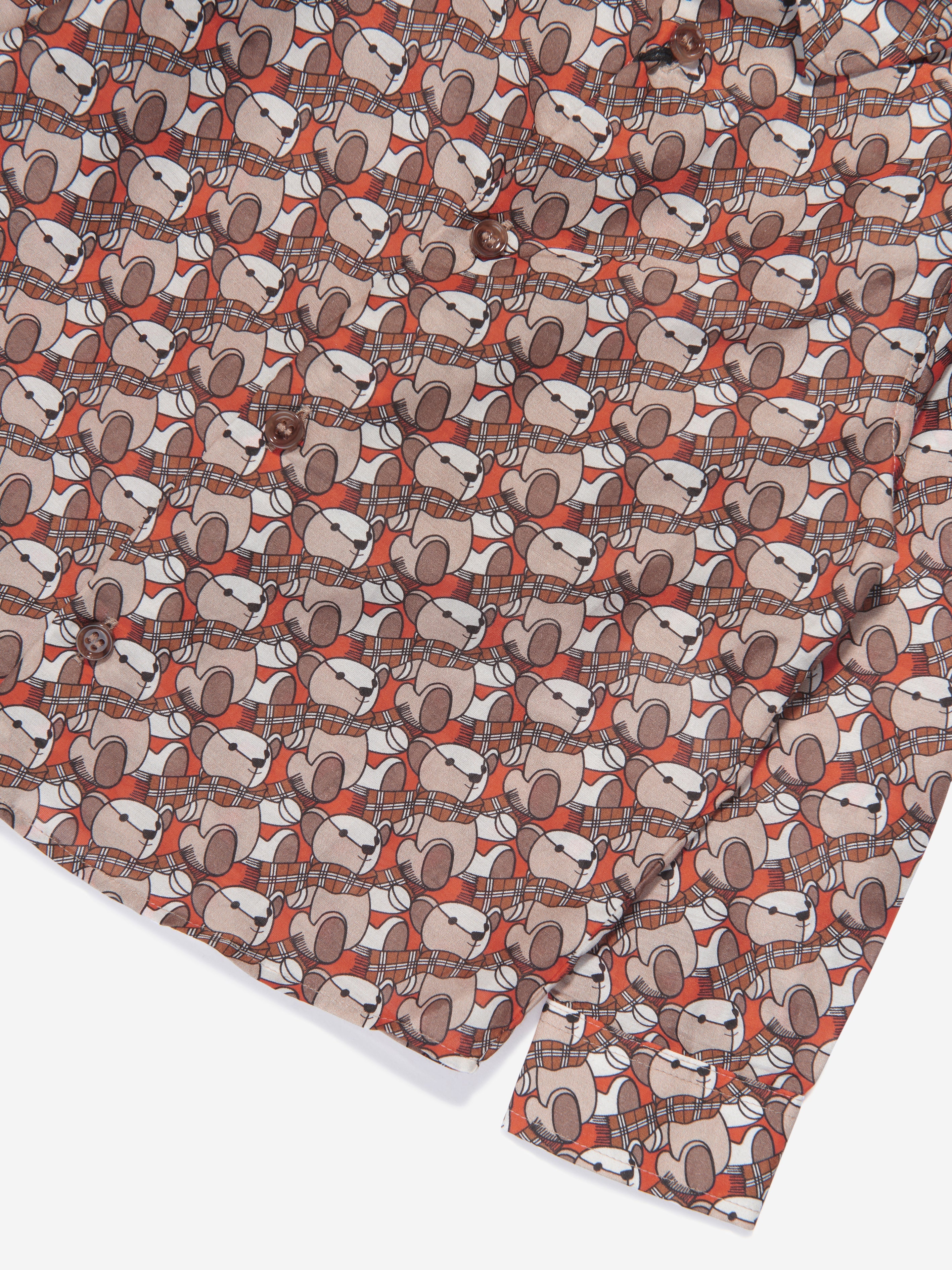 Baby Boys Mini Owen Shirt in Beige