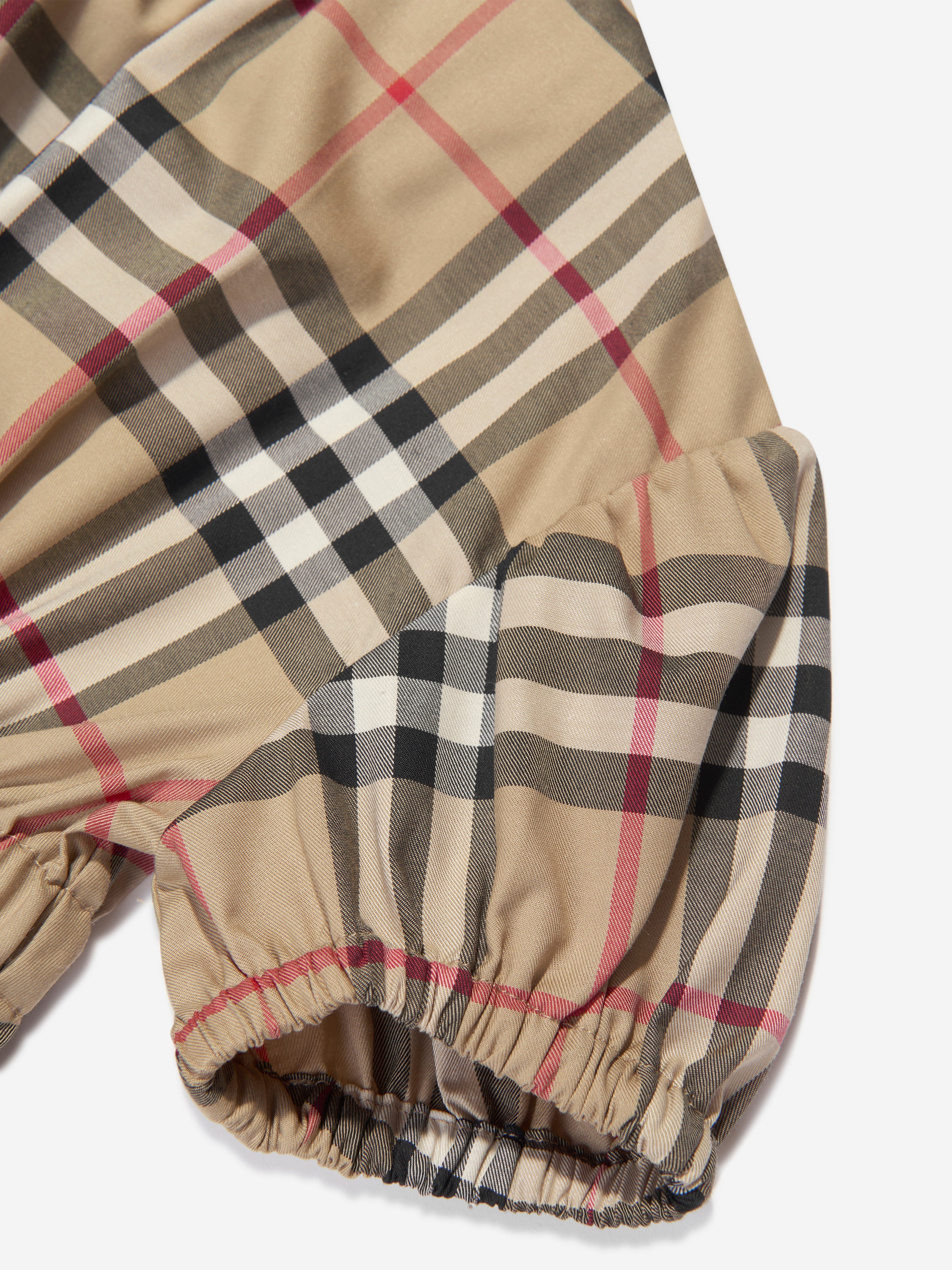 Baby Girls Shelley Dress in Archive Beige Check