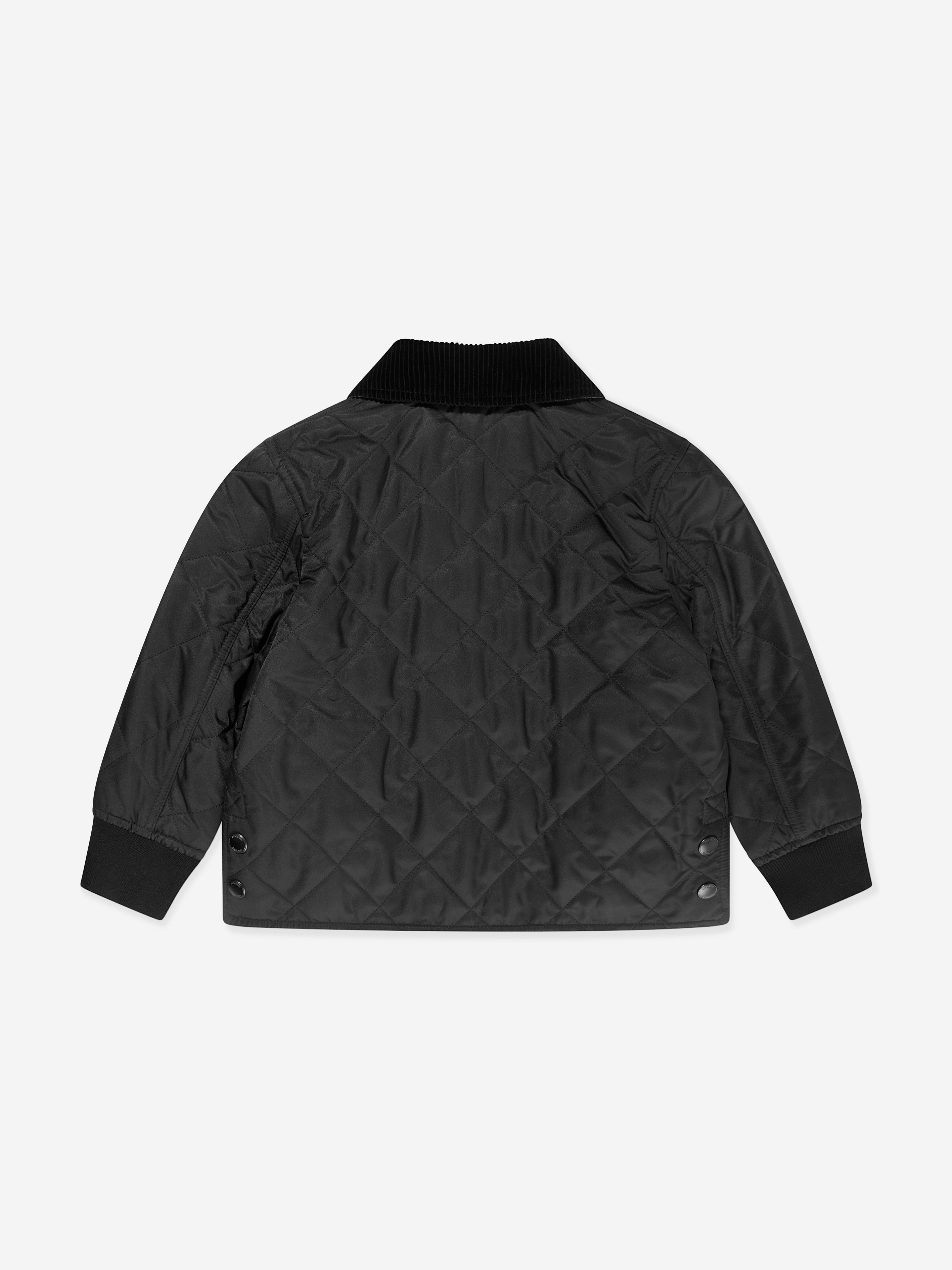Boys Otis Long Coat in Black