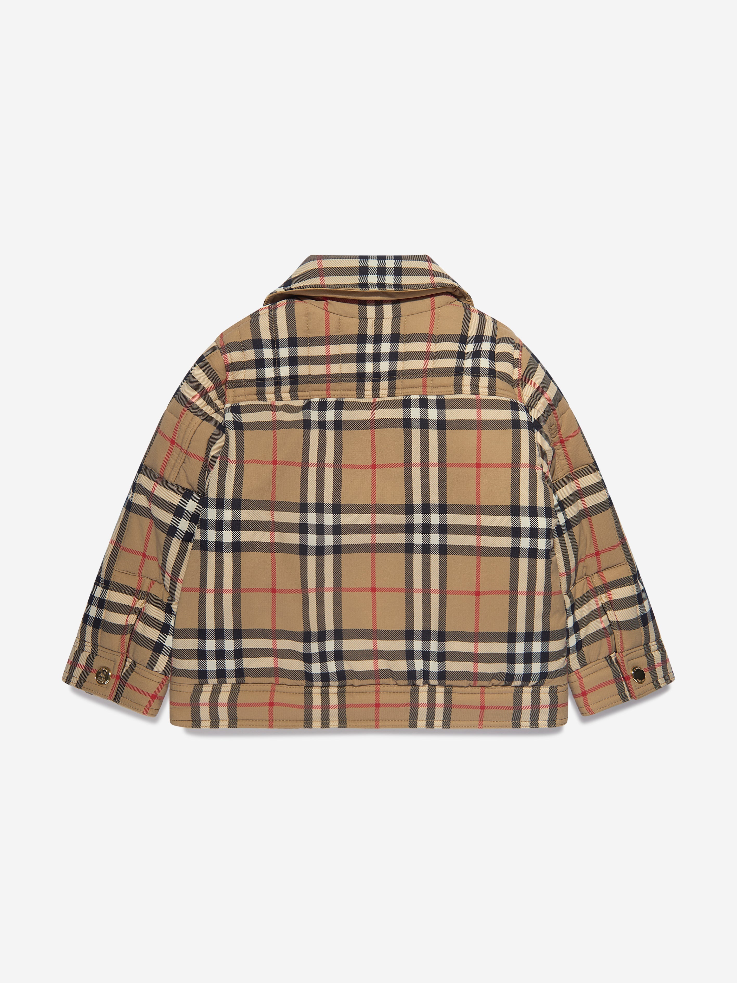 Baby Boys Mini Gideon Short Jacket in Beige