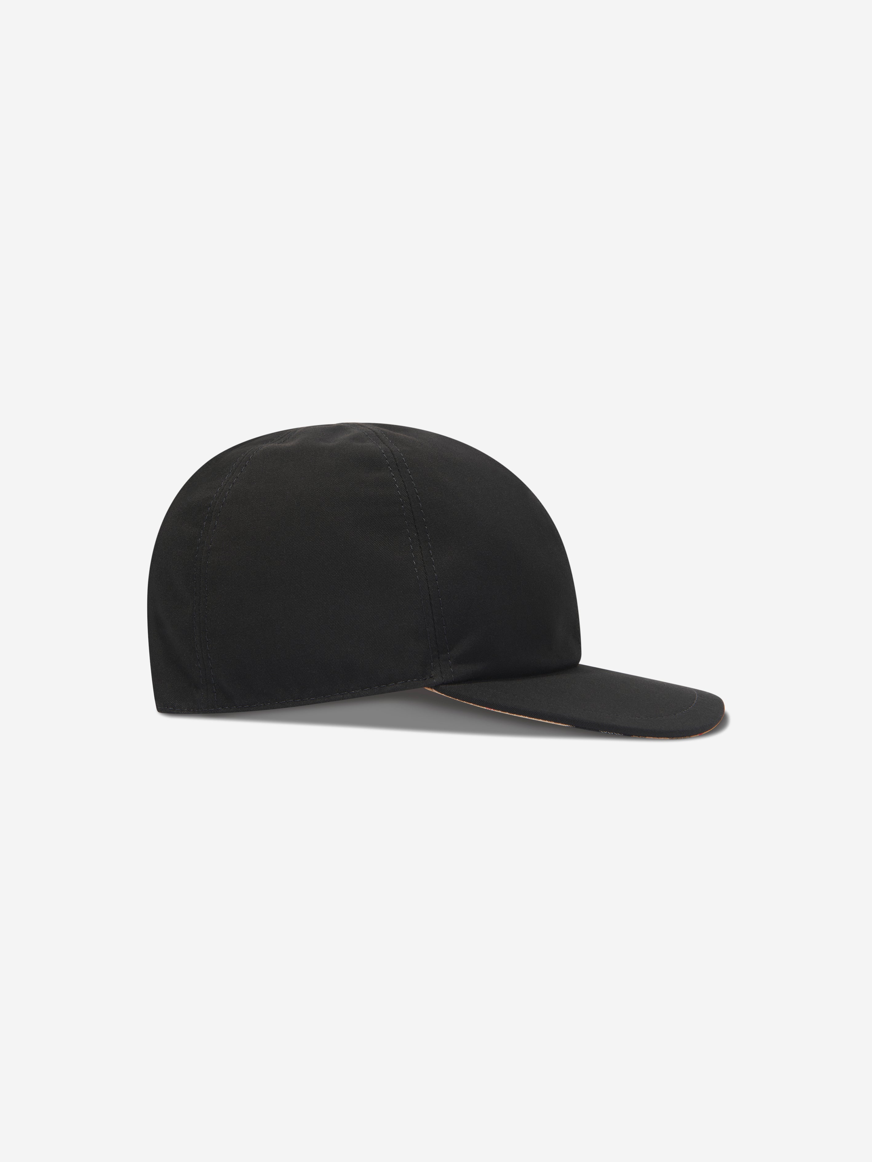Kids Reversible Cap in Black