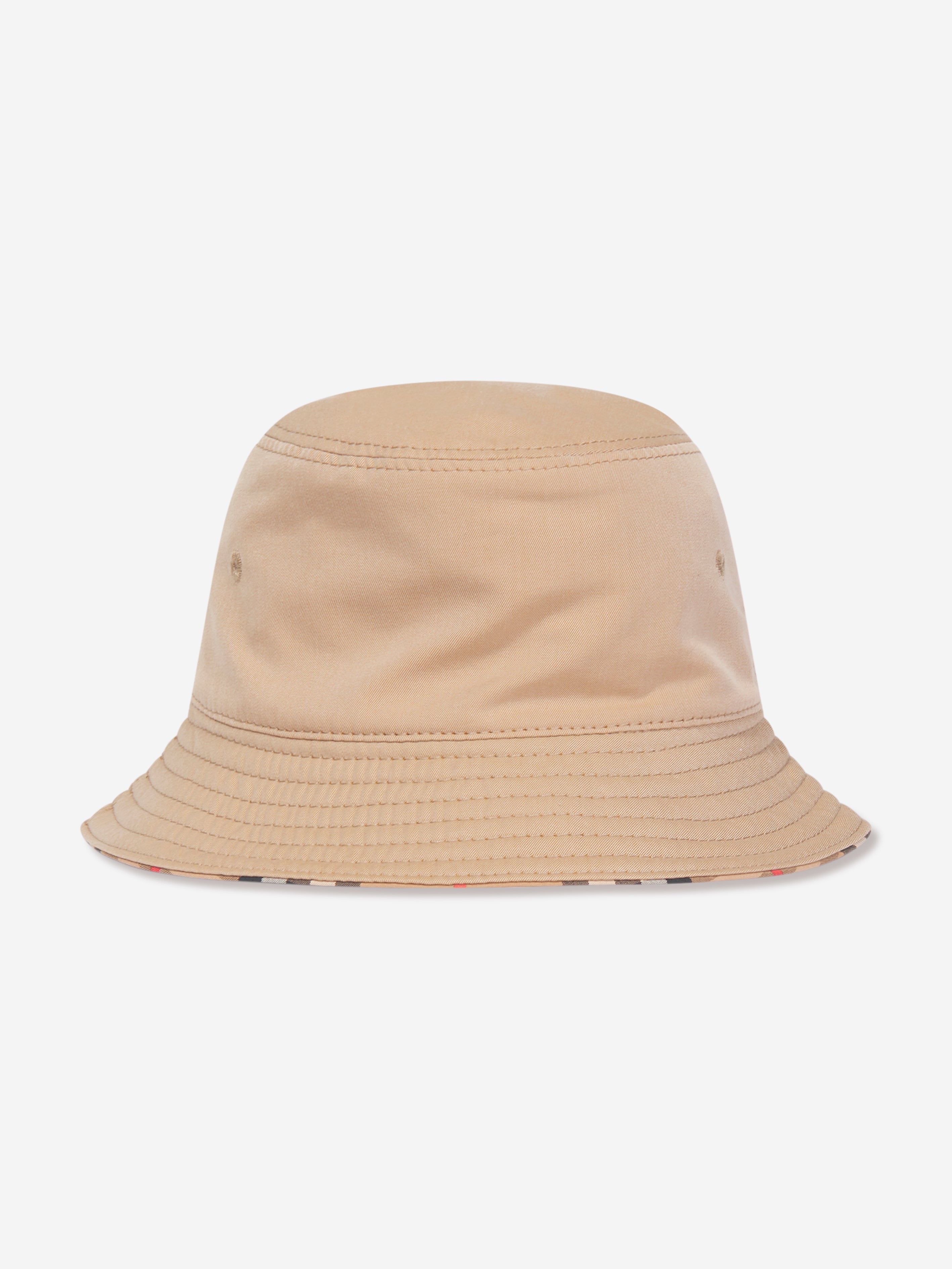 Baby Reversible Bucket Hat in Beige