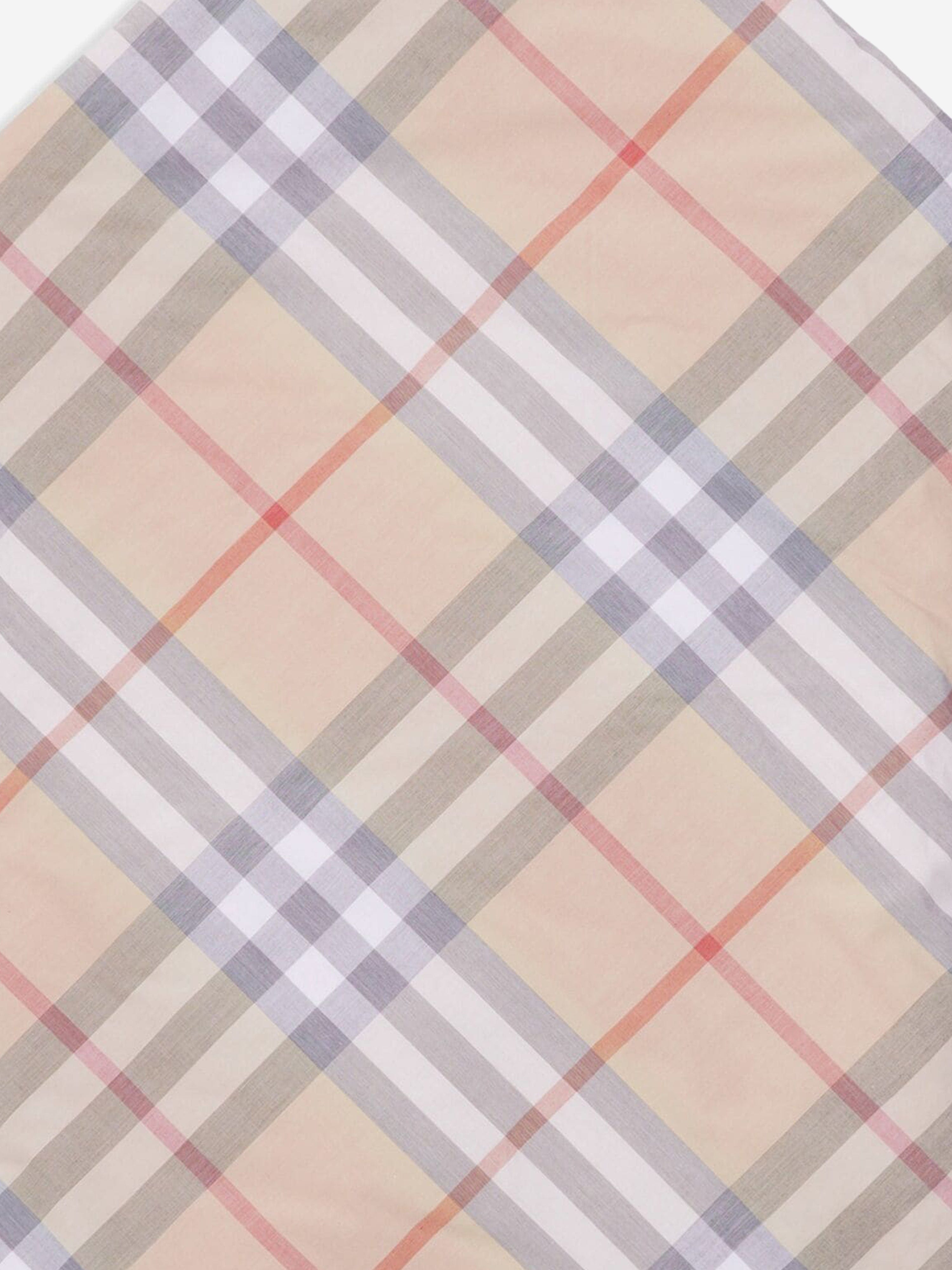 Baby Collier Check Nest in Beige (75cm)