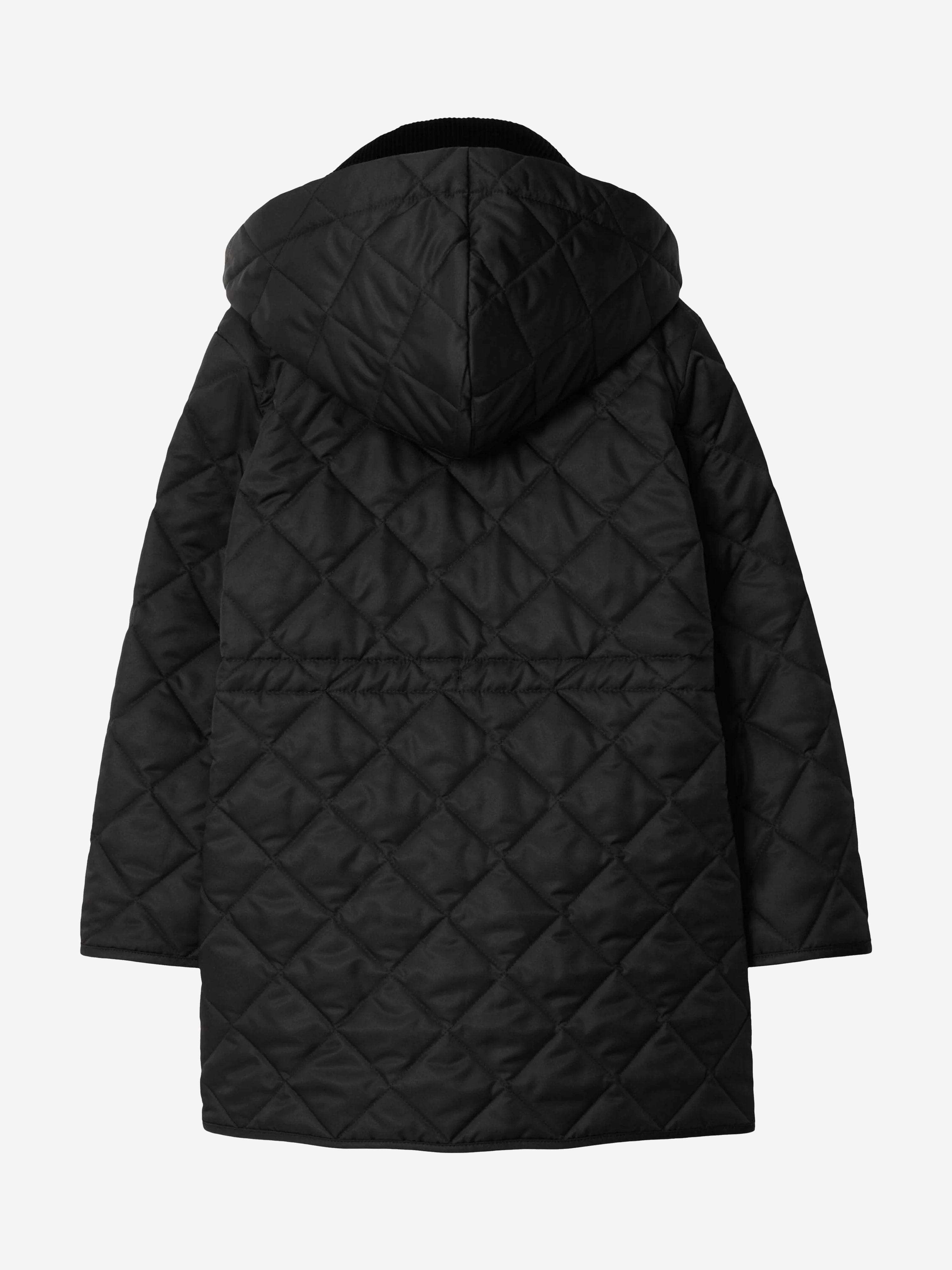Boys Rowan Quilted Jacket in Black
