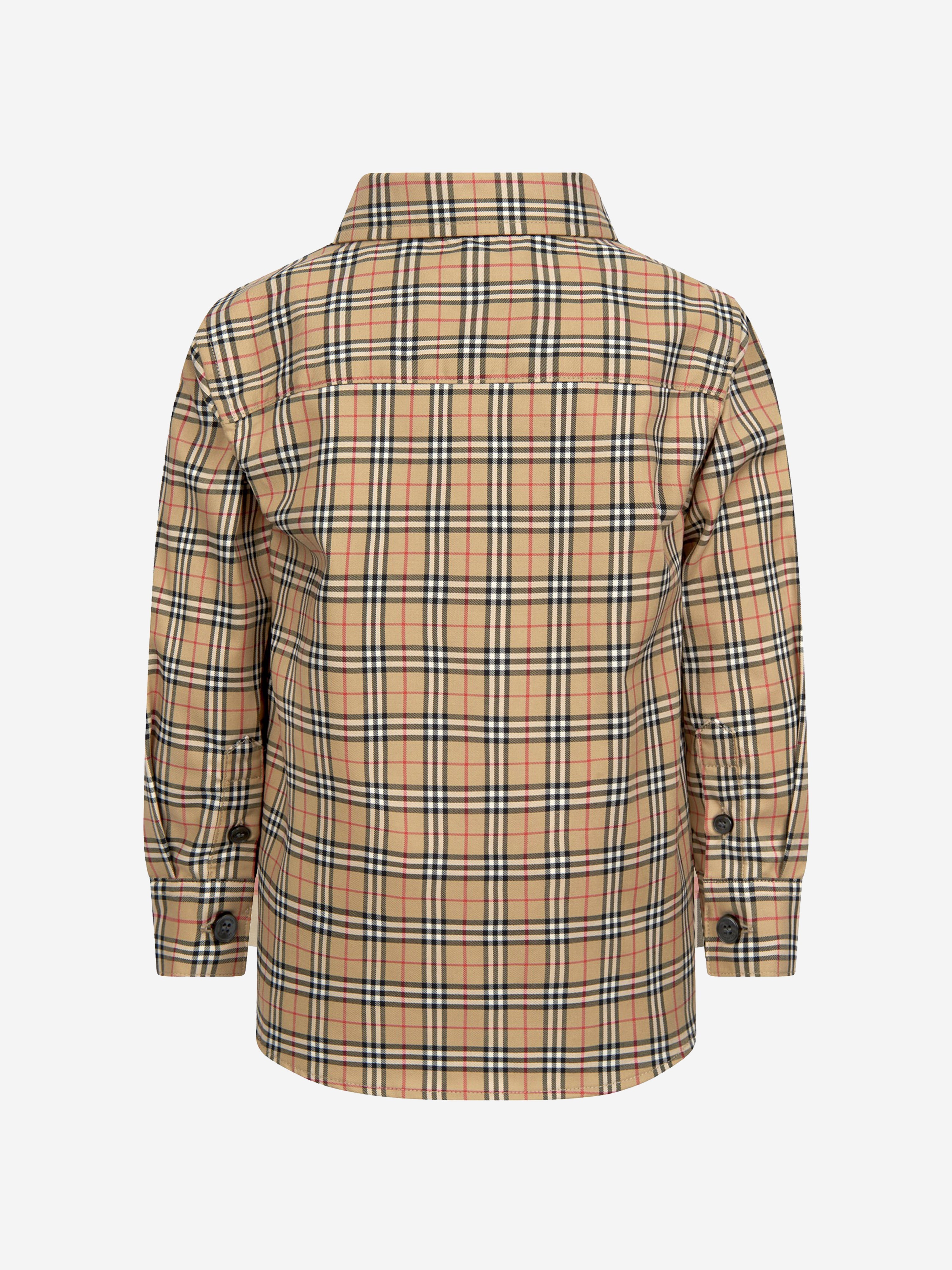 Baby Boys Owen Check Print Shirt