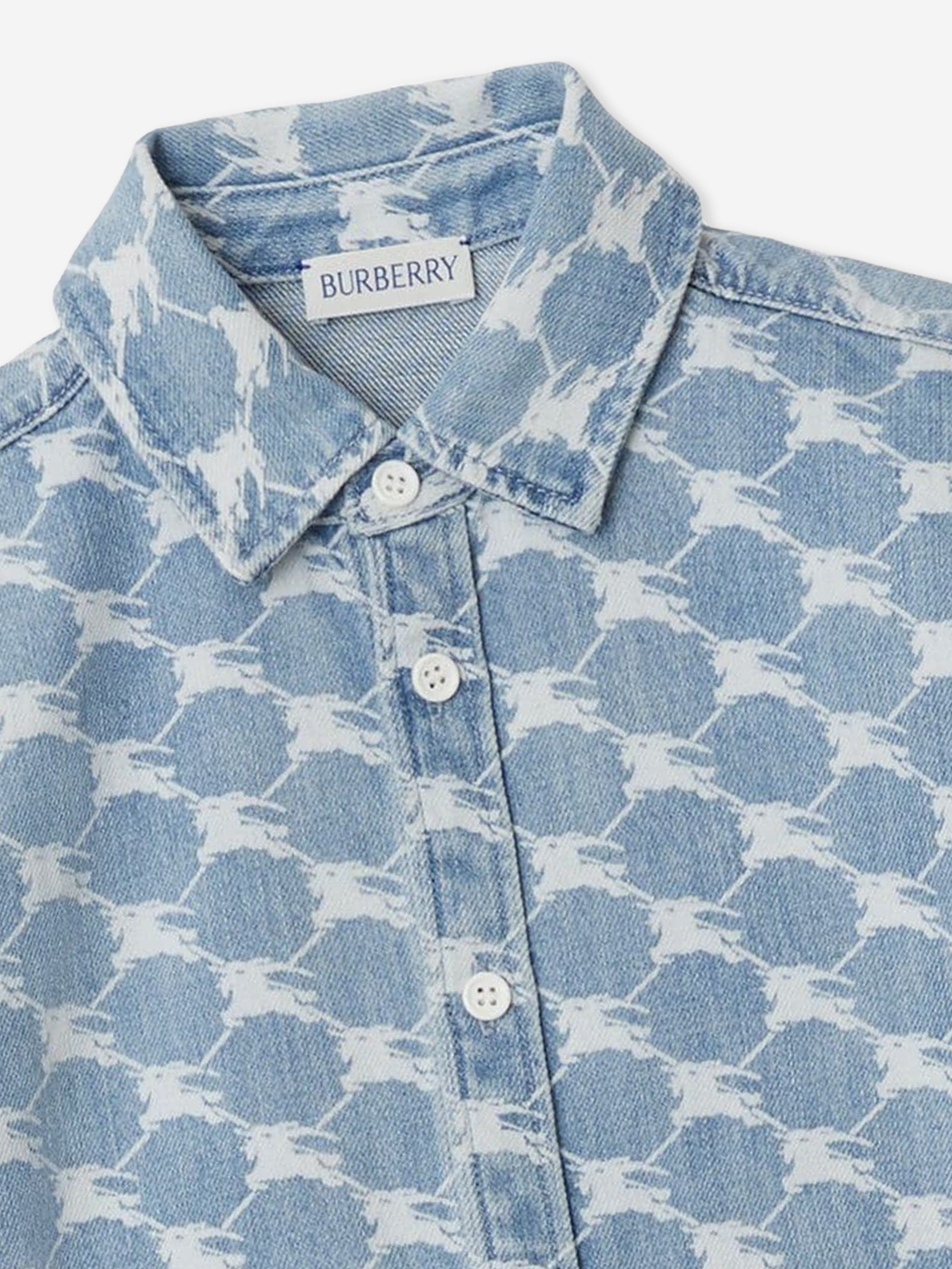 Boys Short Sleeve Alan Shirt in Blue