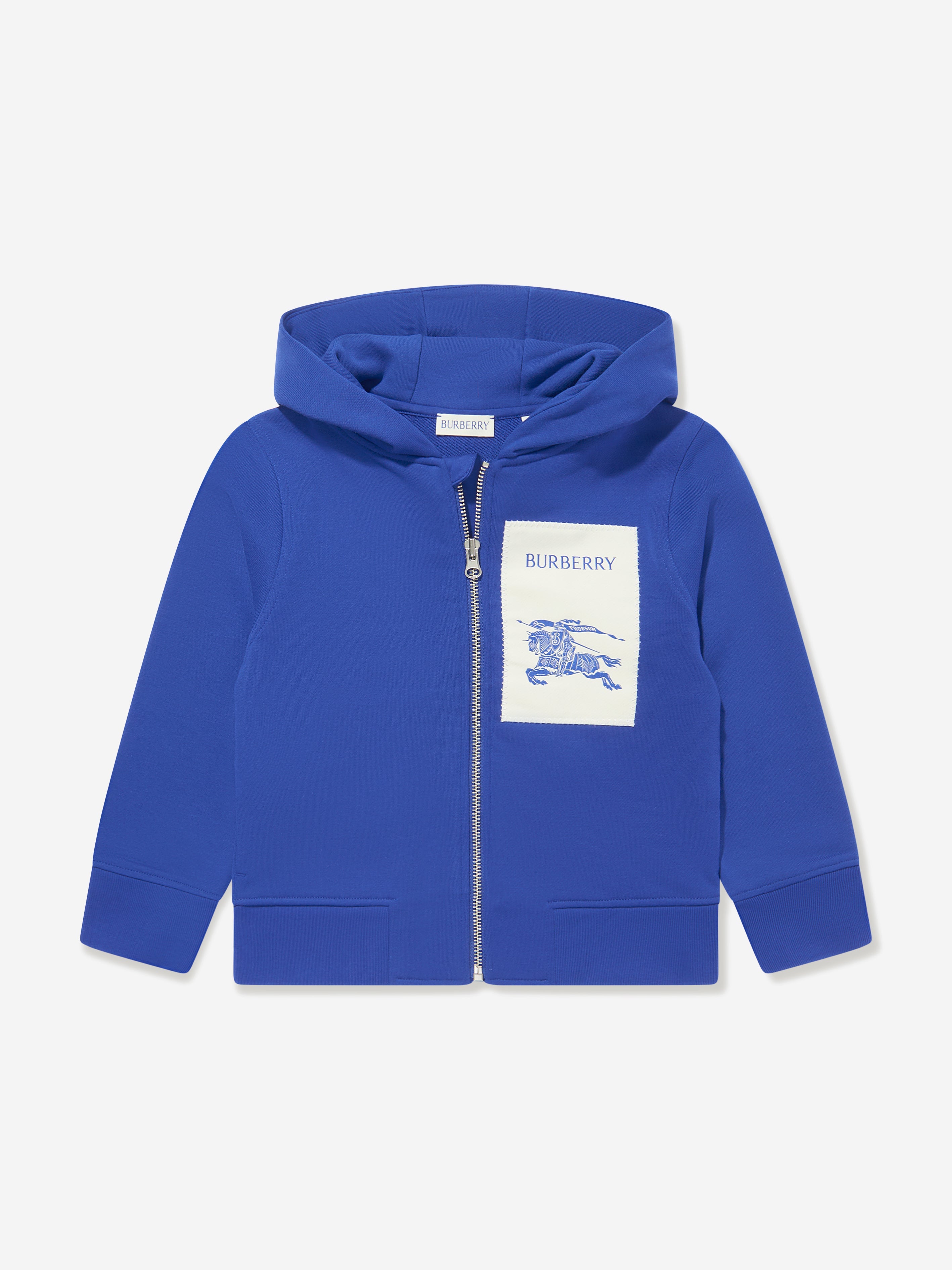 Boys EKD Label Sutton Zip Up Top in Blue