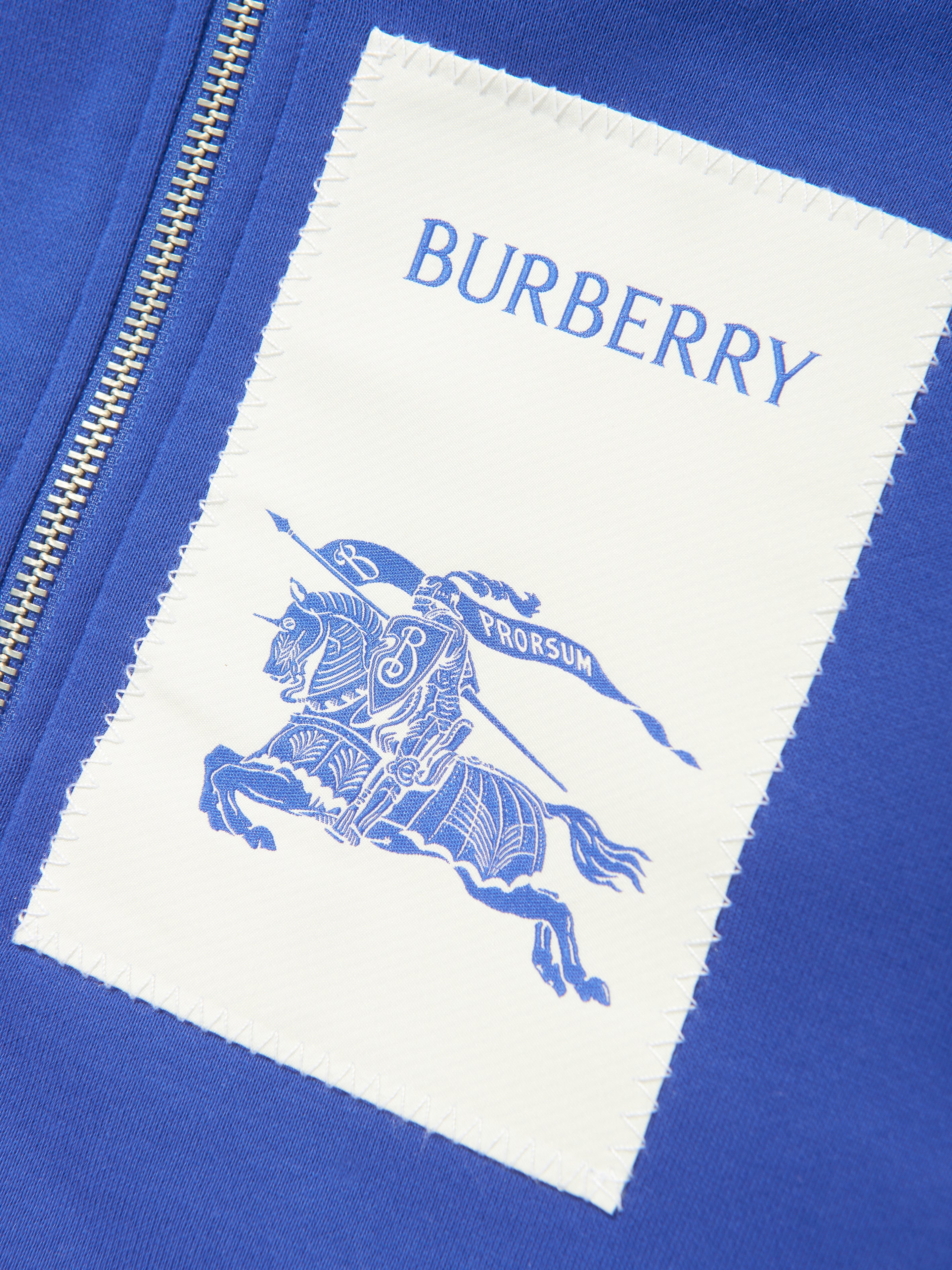 Boys EKD Label Sutton Zip Up Top in Blue