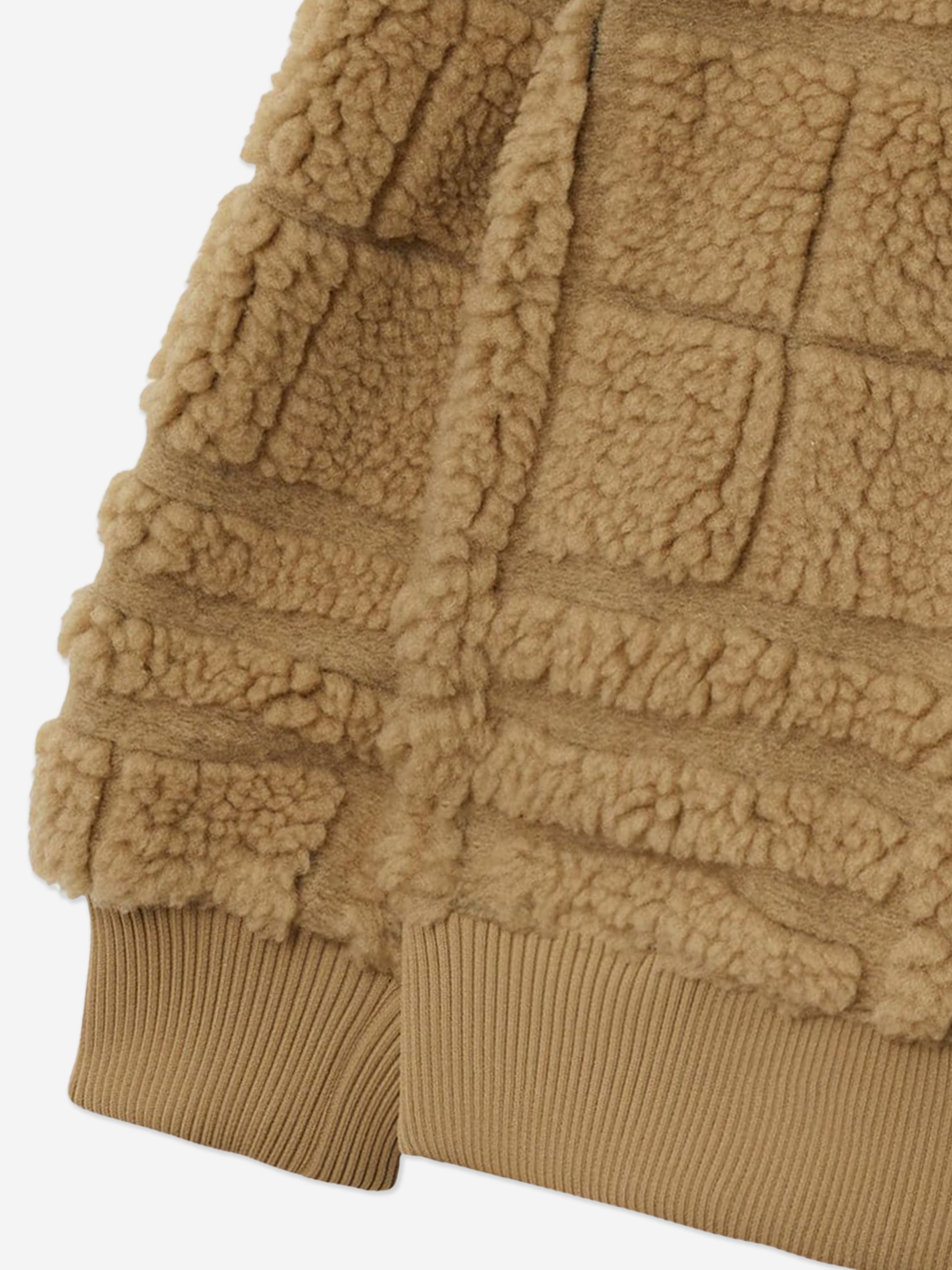 Boys Check Peter Jacket in Beige