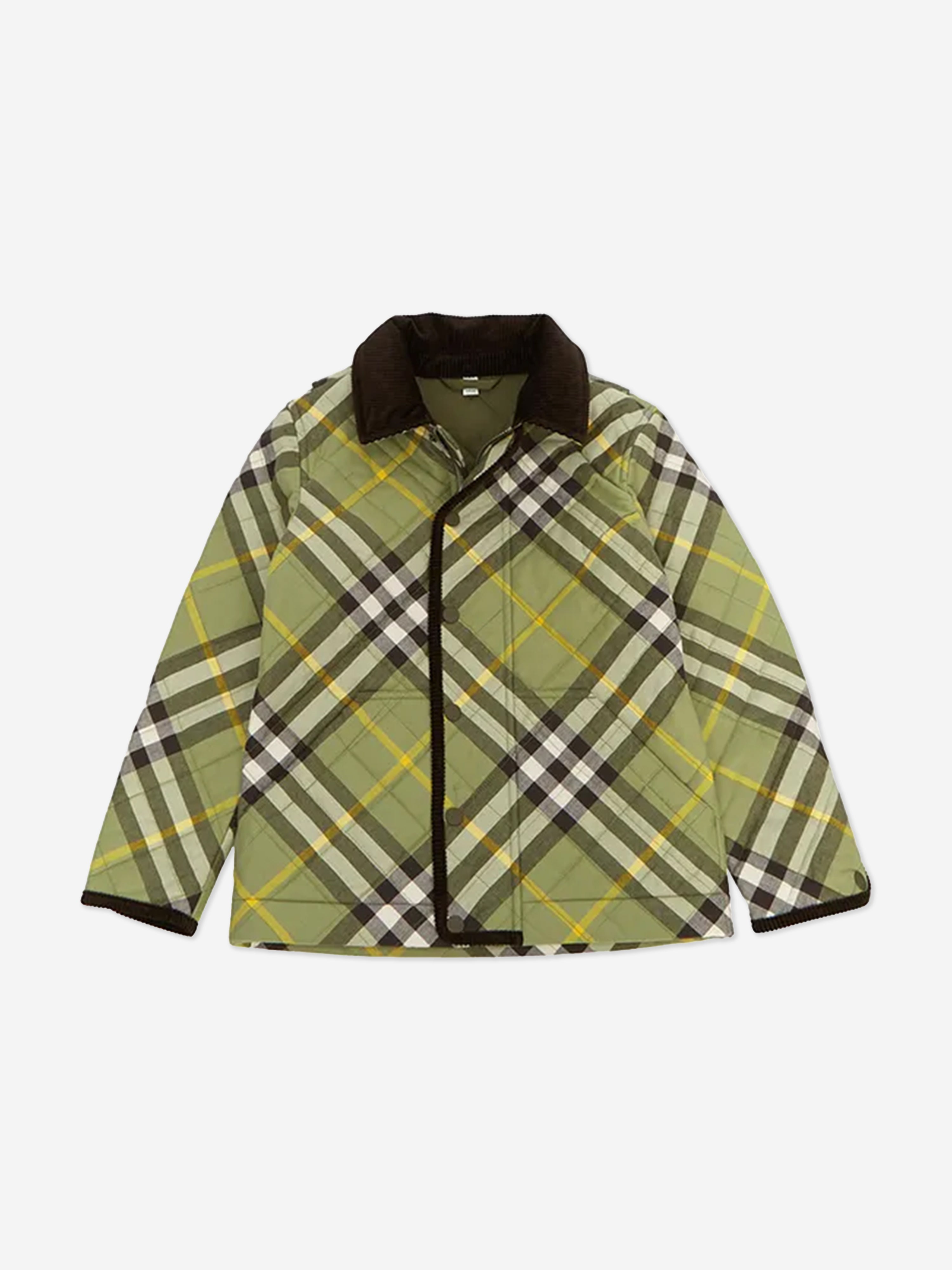 Boys Check Grayson Jacket in Green
