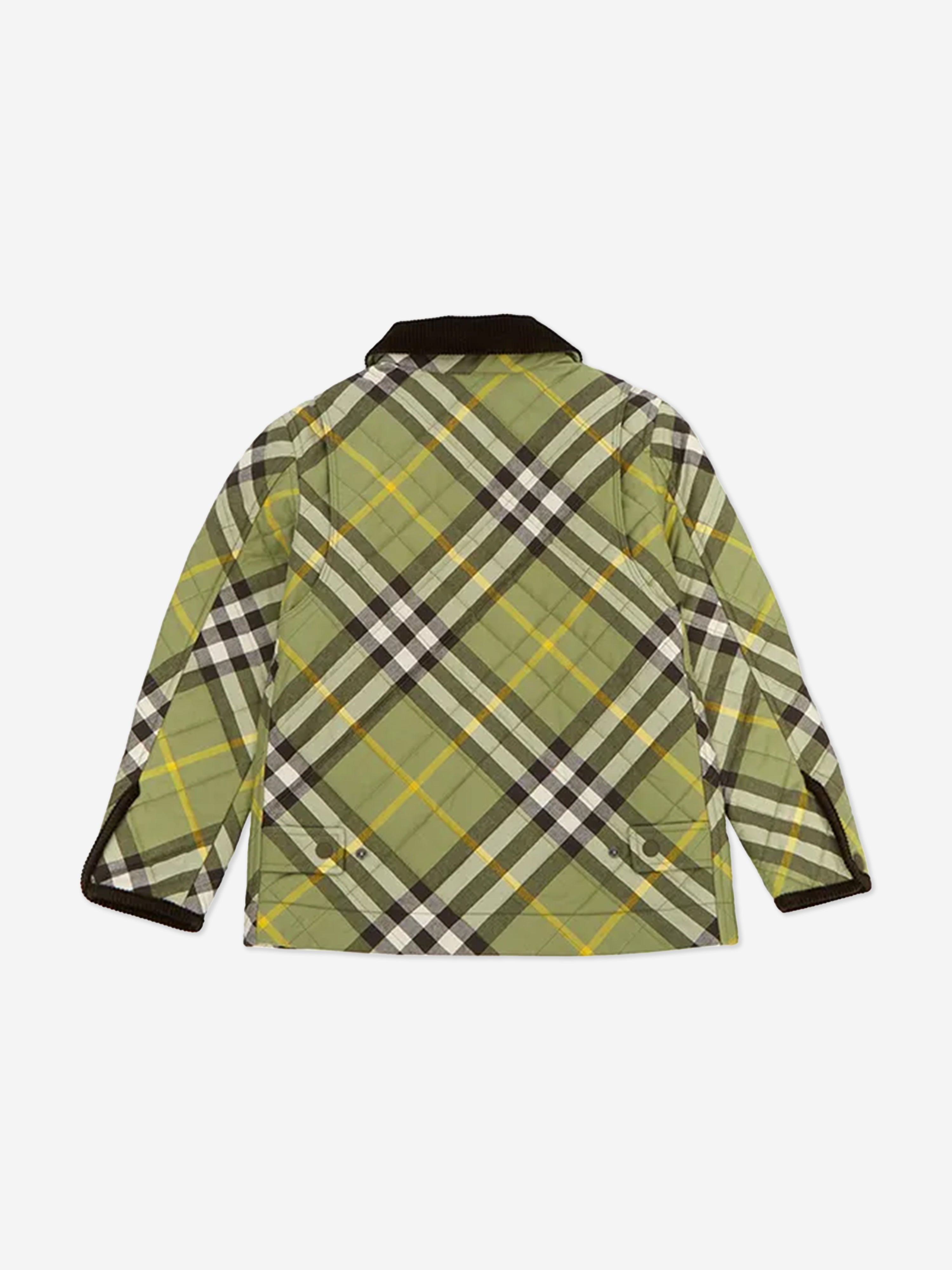 Boys Check Grayson Jacket in Green