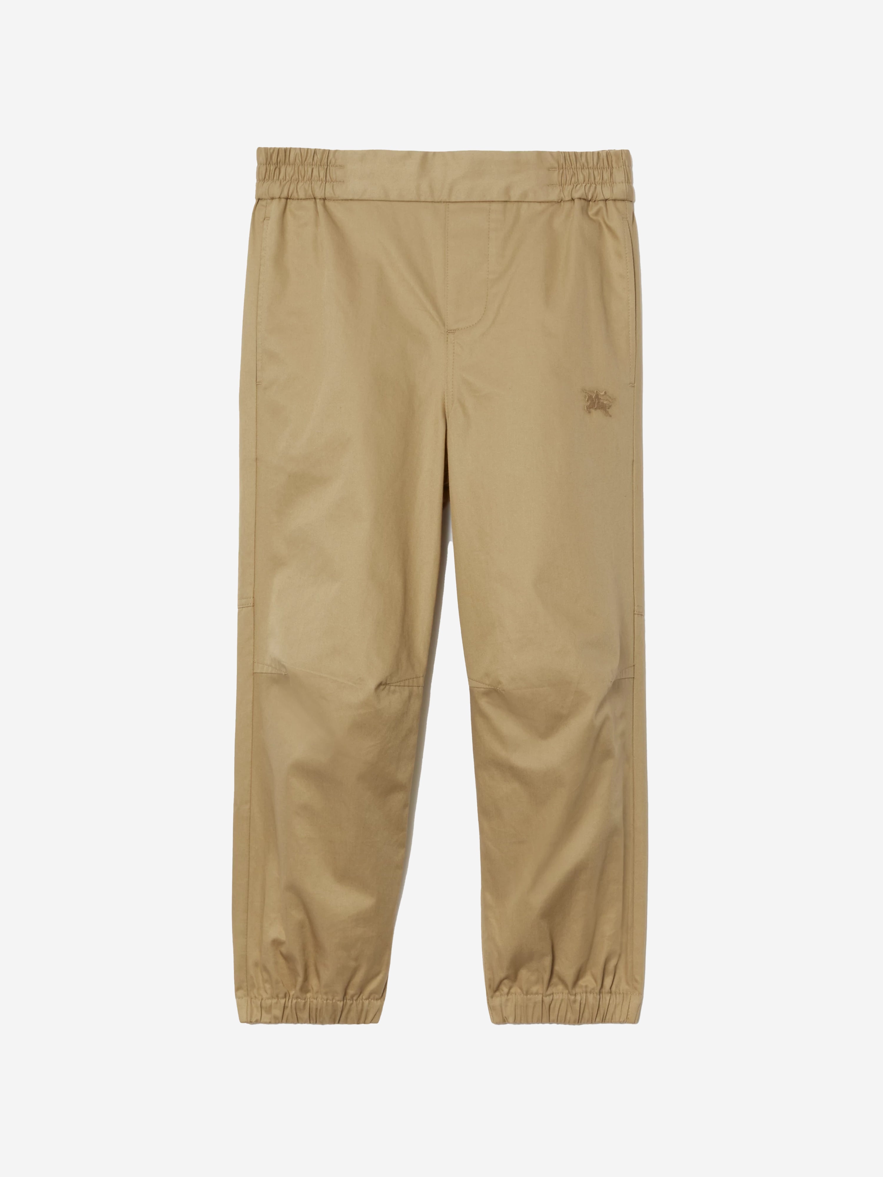 Boys Travard Logo Joggers in Beige