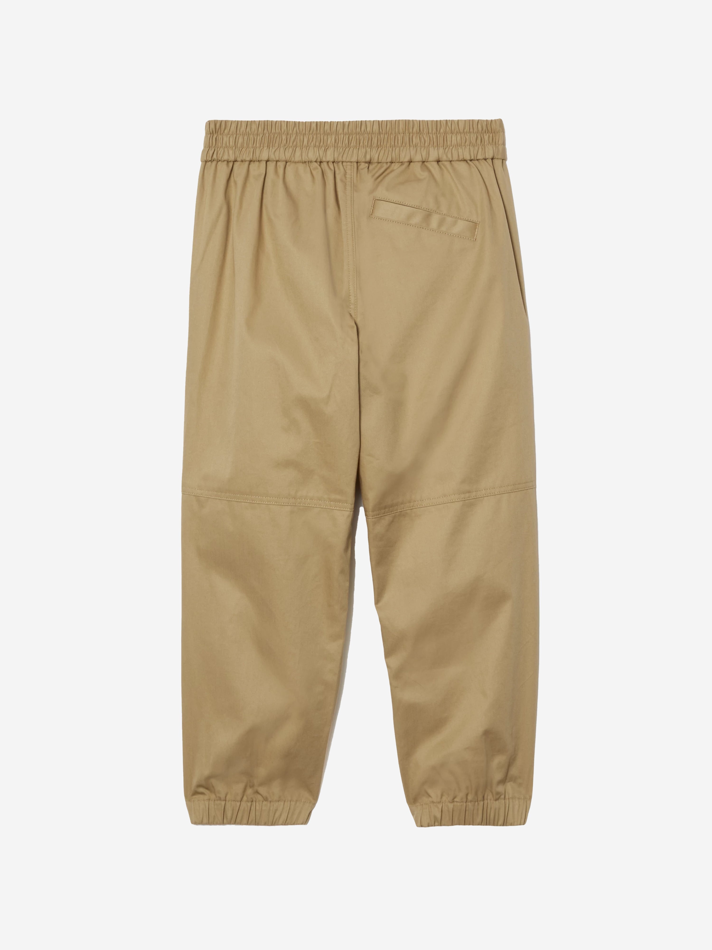 Boys Travard Logo Joggers in Beige