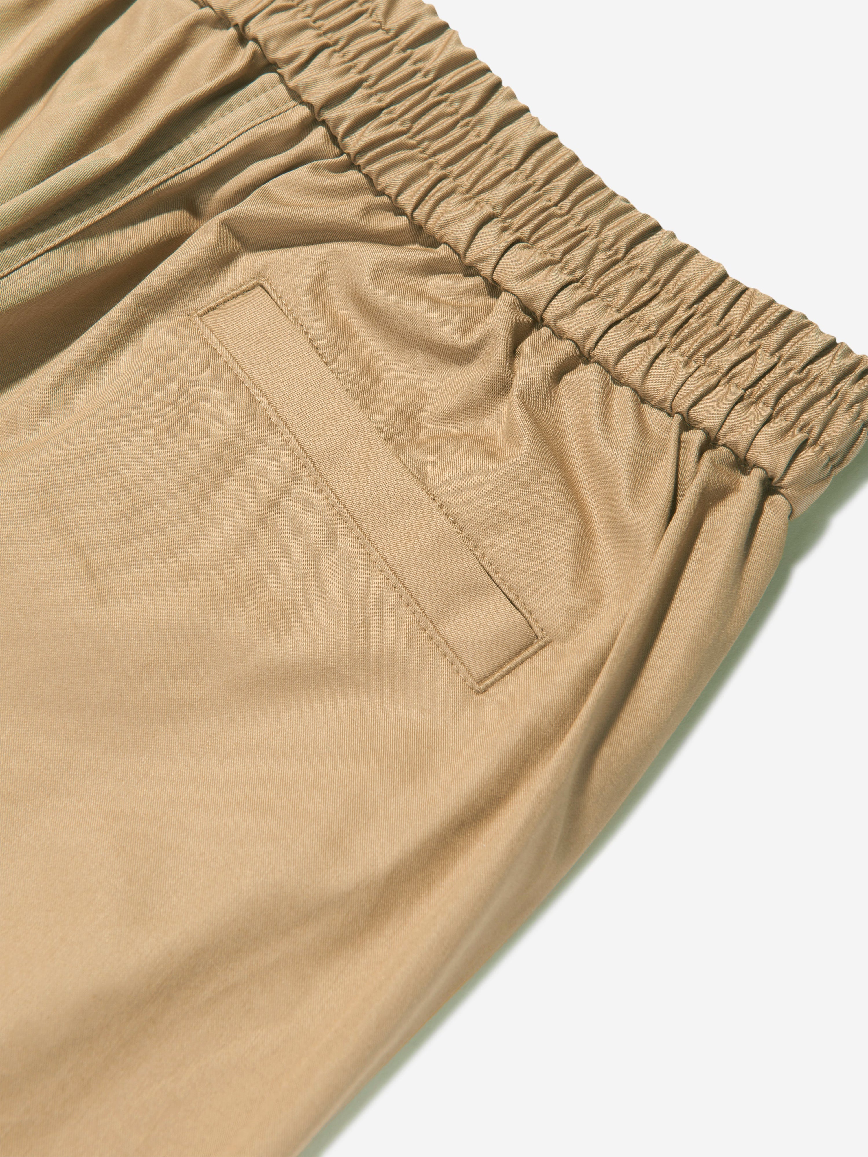 Boys Travard Logo Joggers in Beige