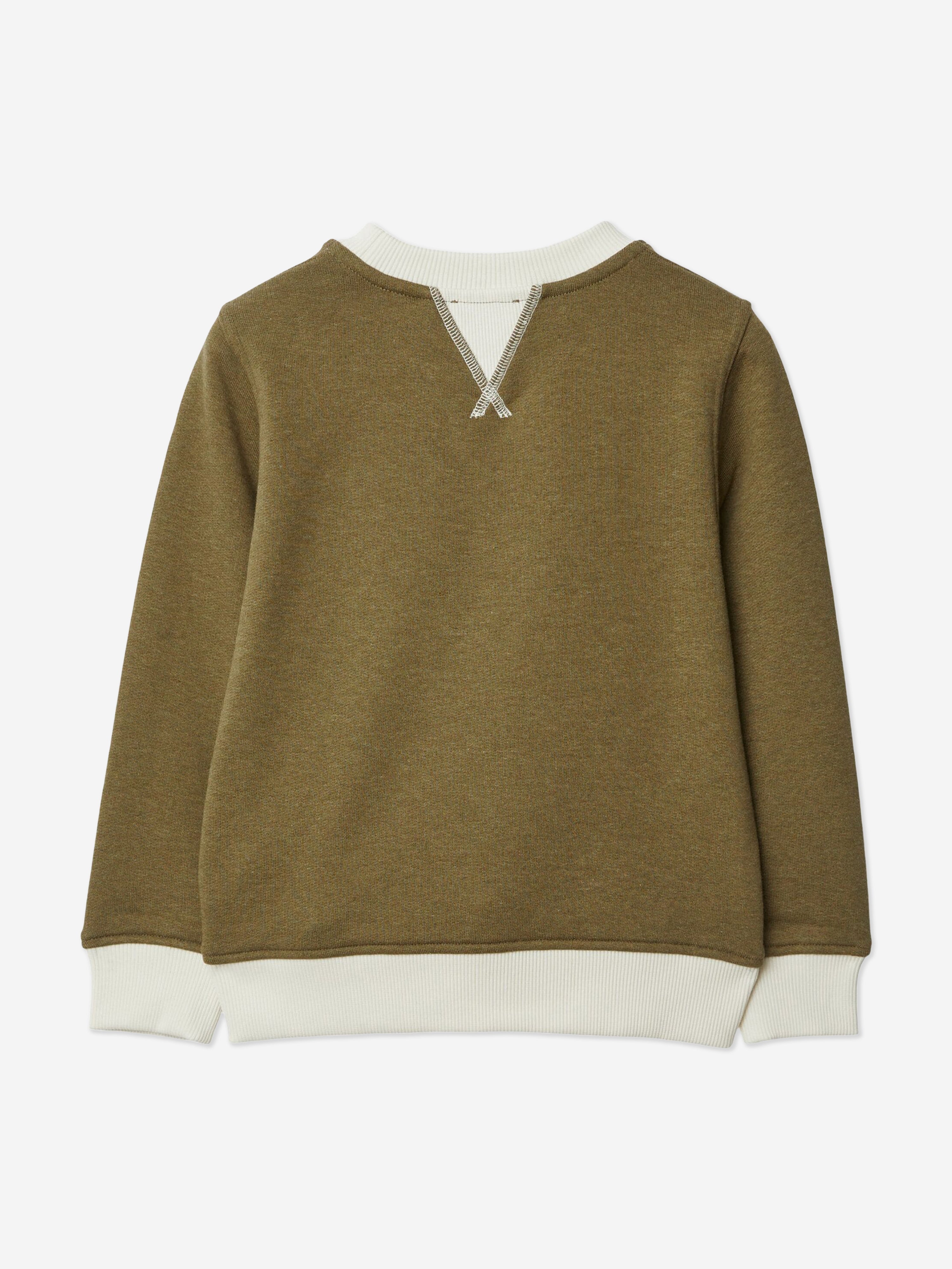 Boys EKD Box Logo Sweatshirt in Green