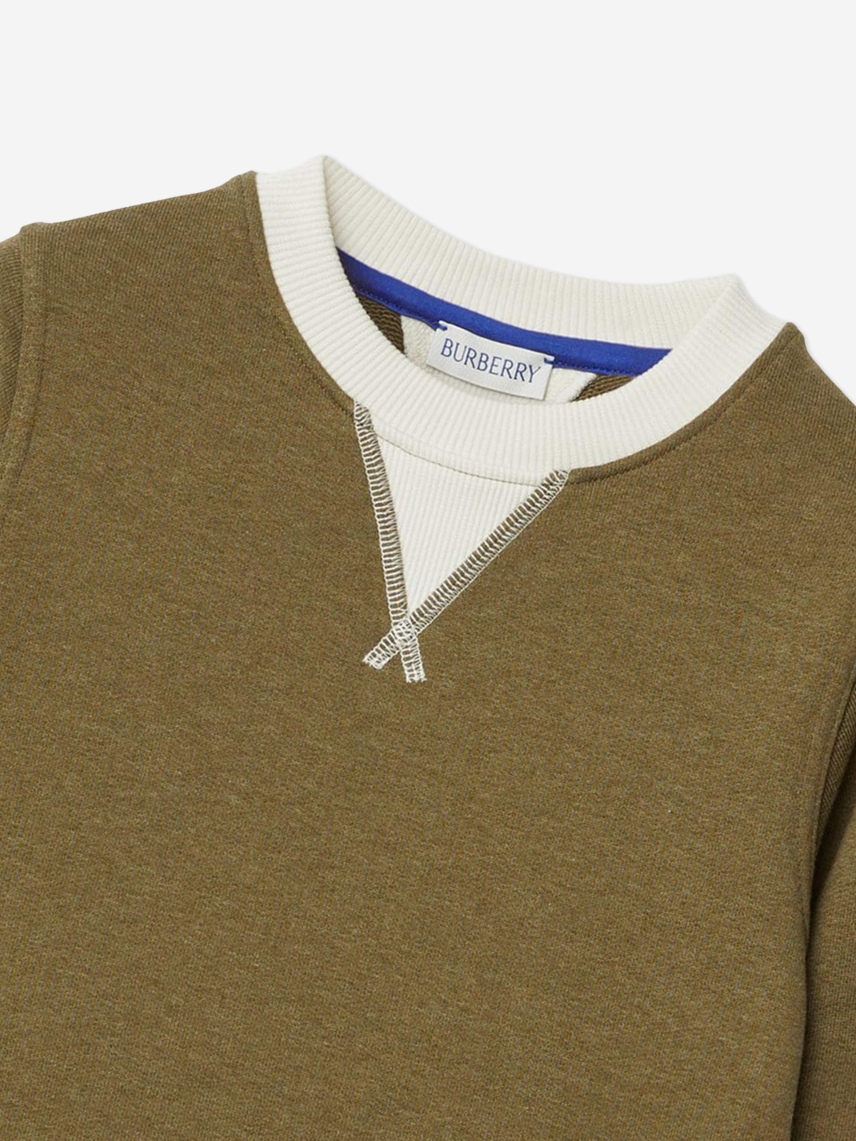 Boys EKD Box Logo Sweatshirt in Green