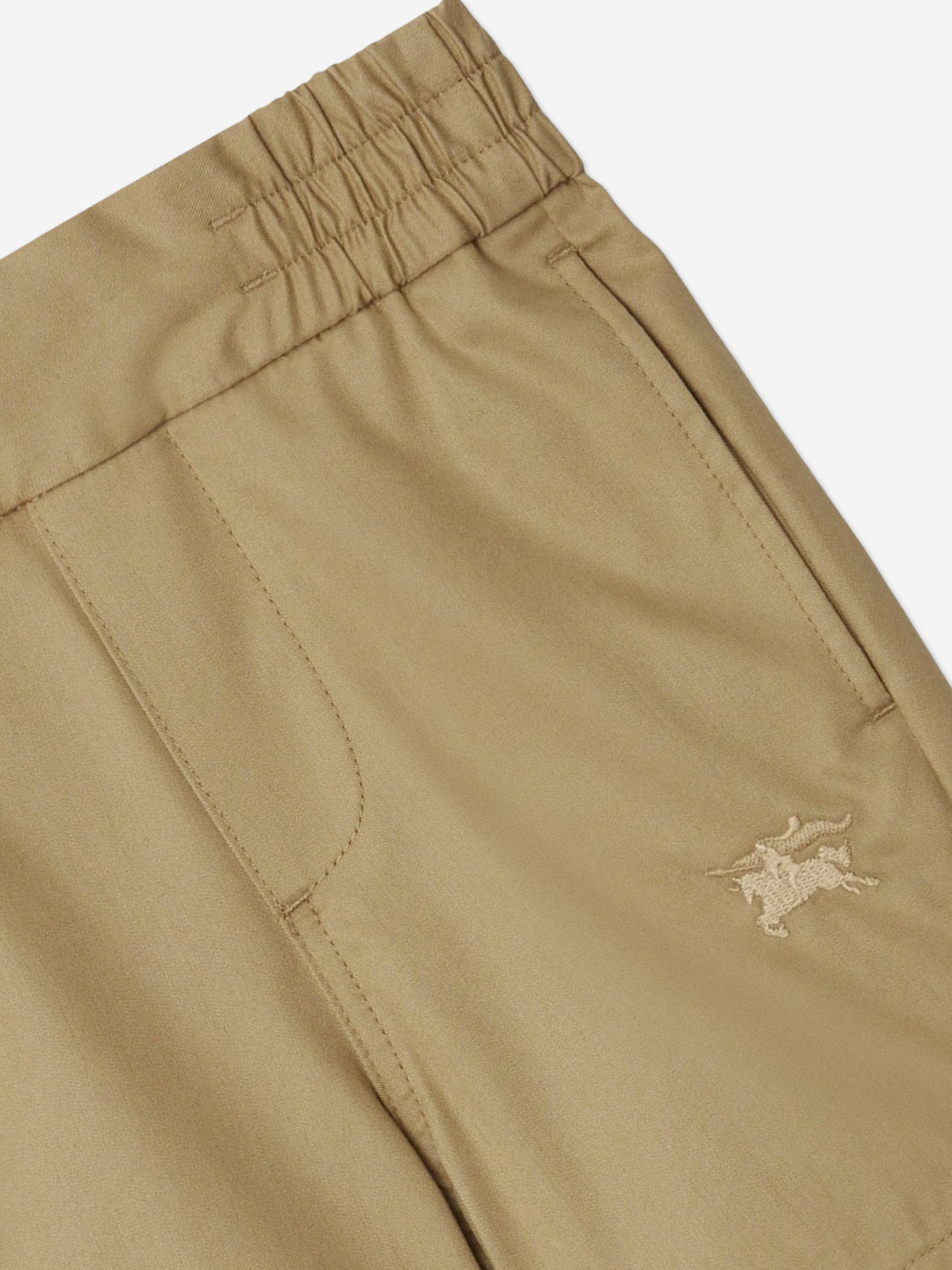 Baby Boys Mini Travard Shorts in Beige