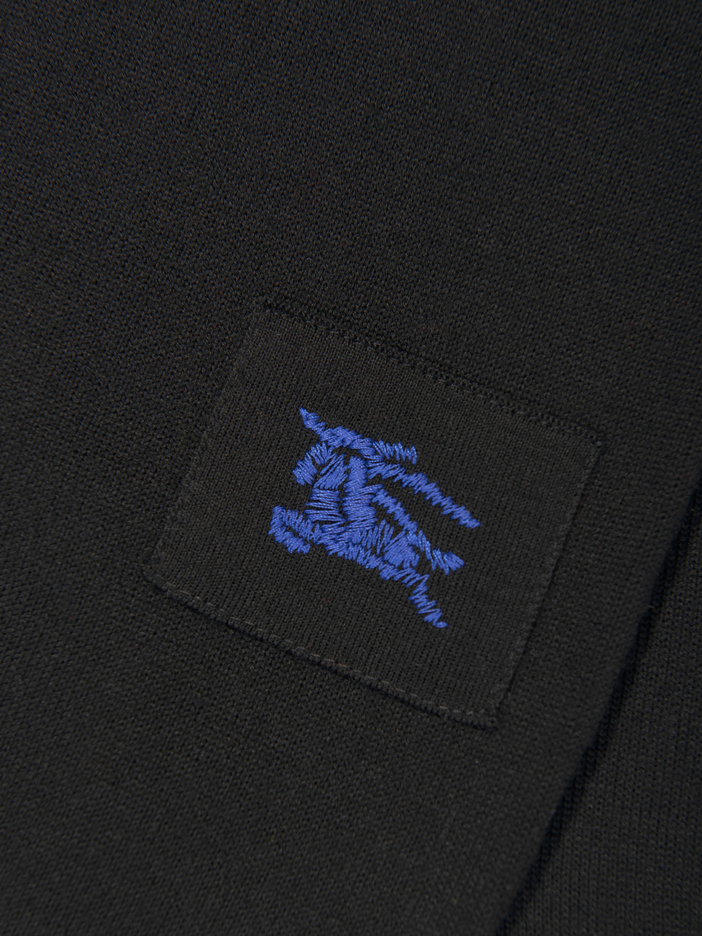 Boys Wool Knit Graham Cardigan in Black