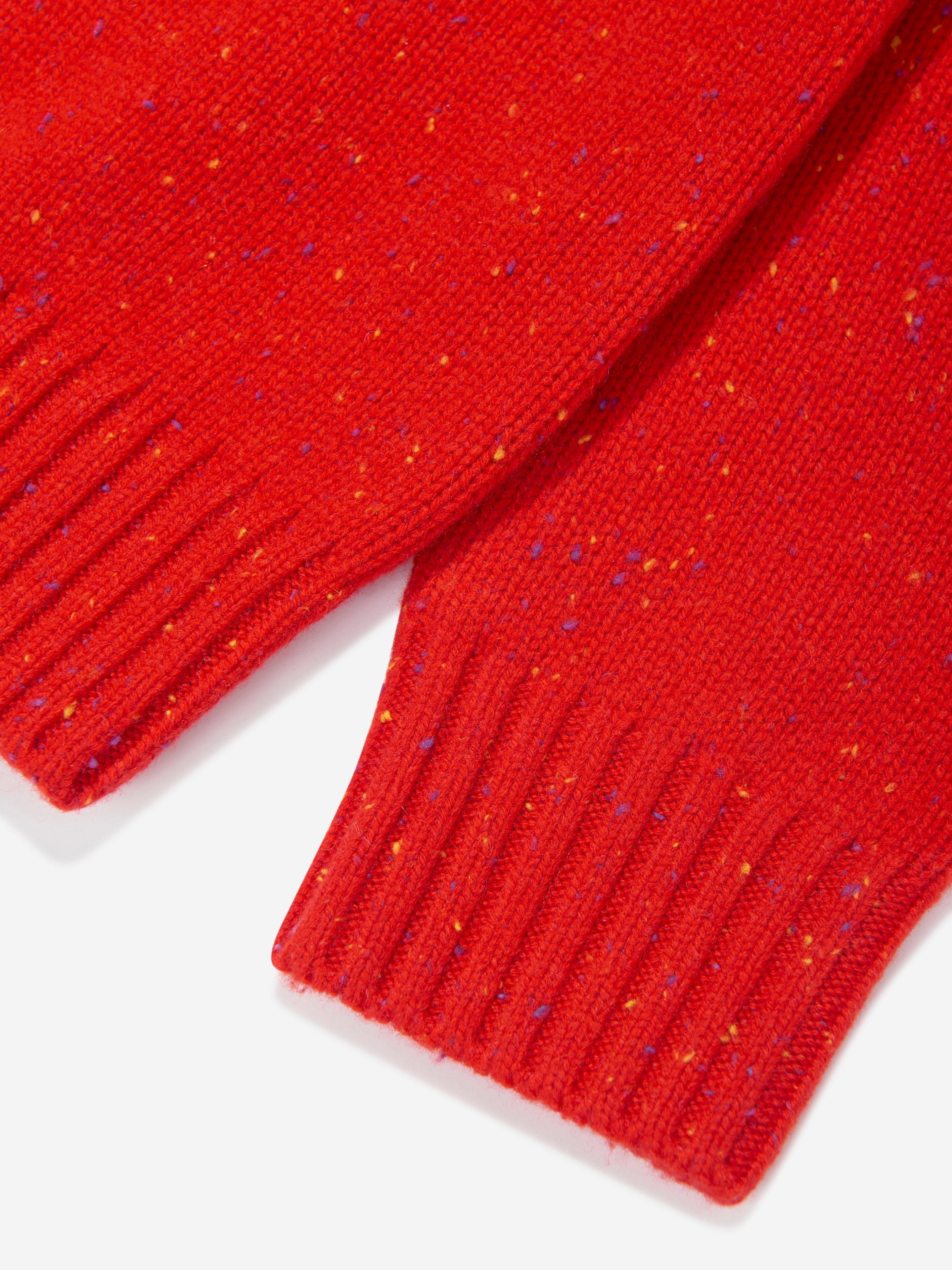 Boys Knitted EKD Patrick Jumper in Red