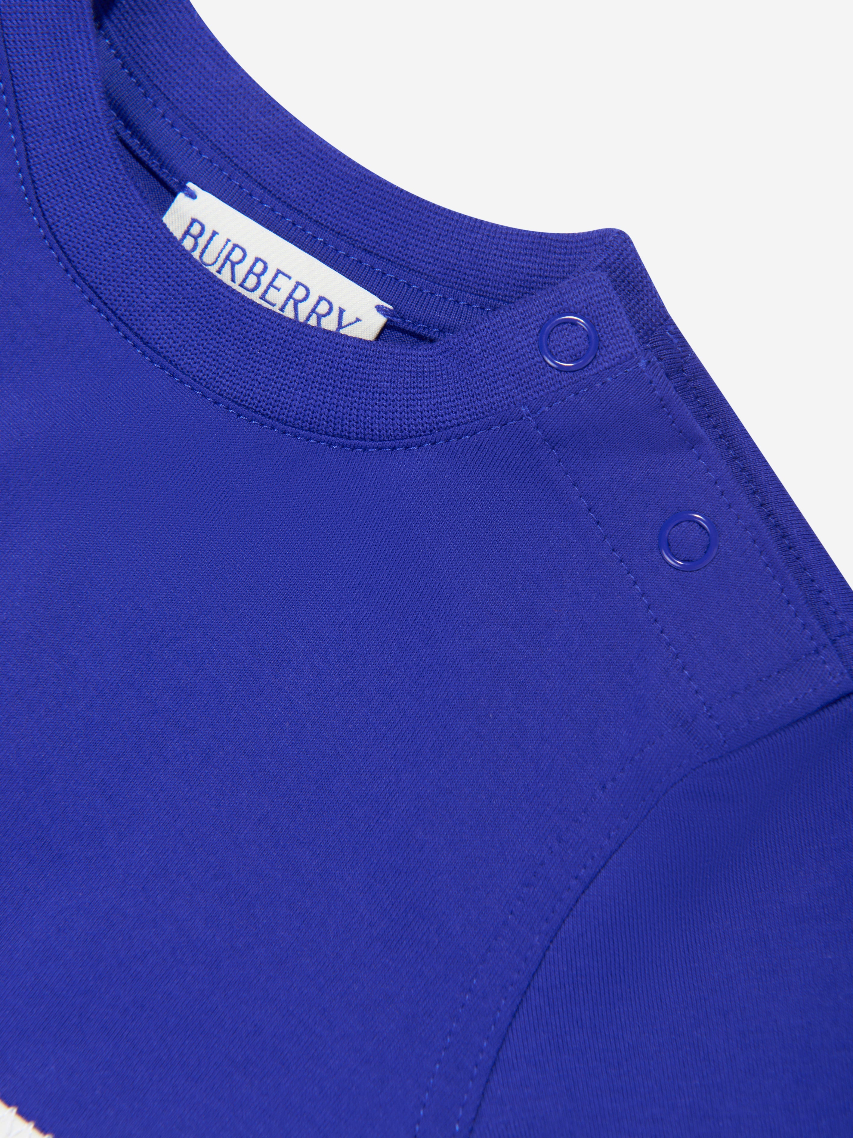Baby Boys EKD Label Cedar T-Shirt in Blue