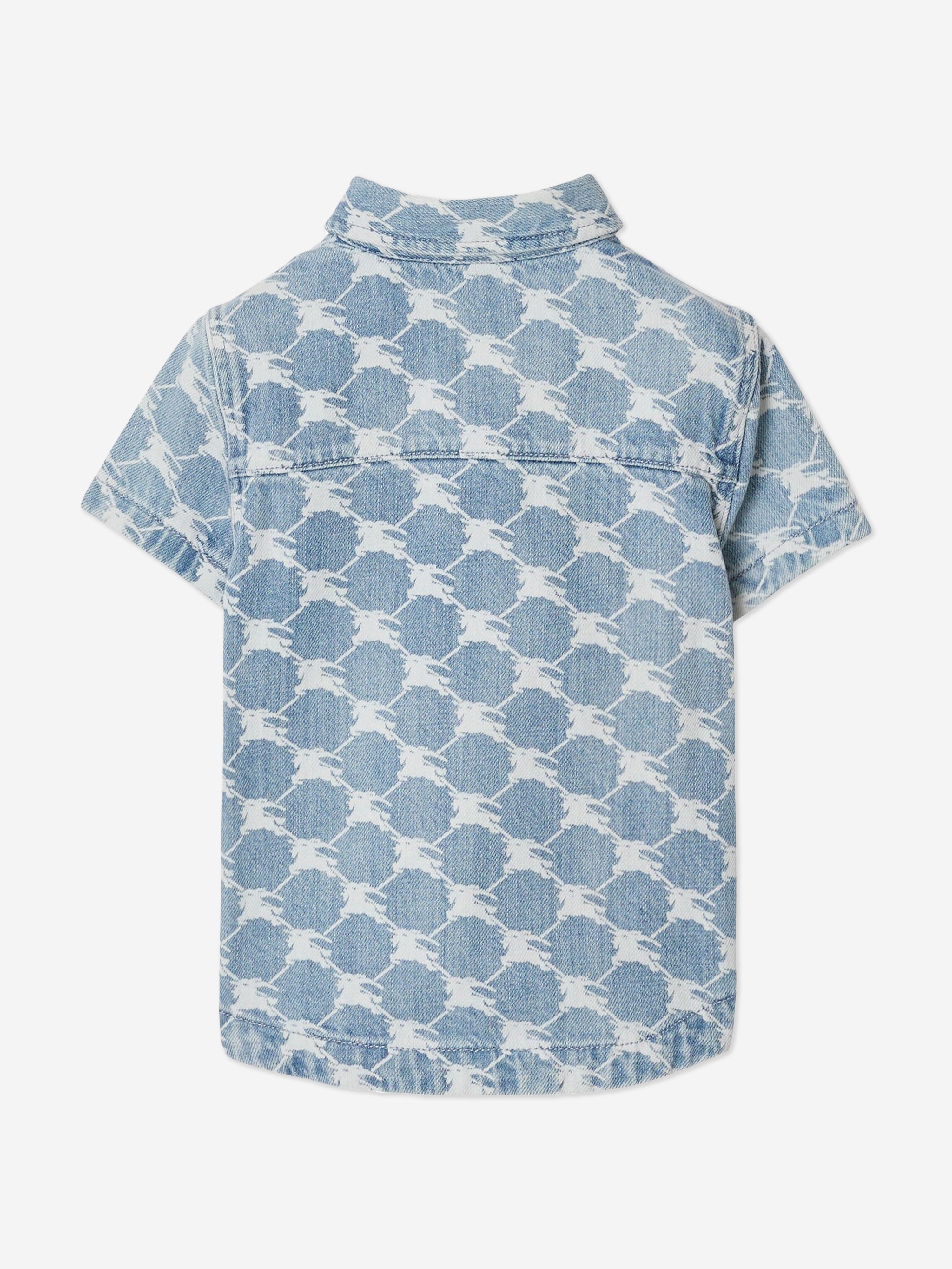 Baby Boys Mini Alan Shirt in Blue