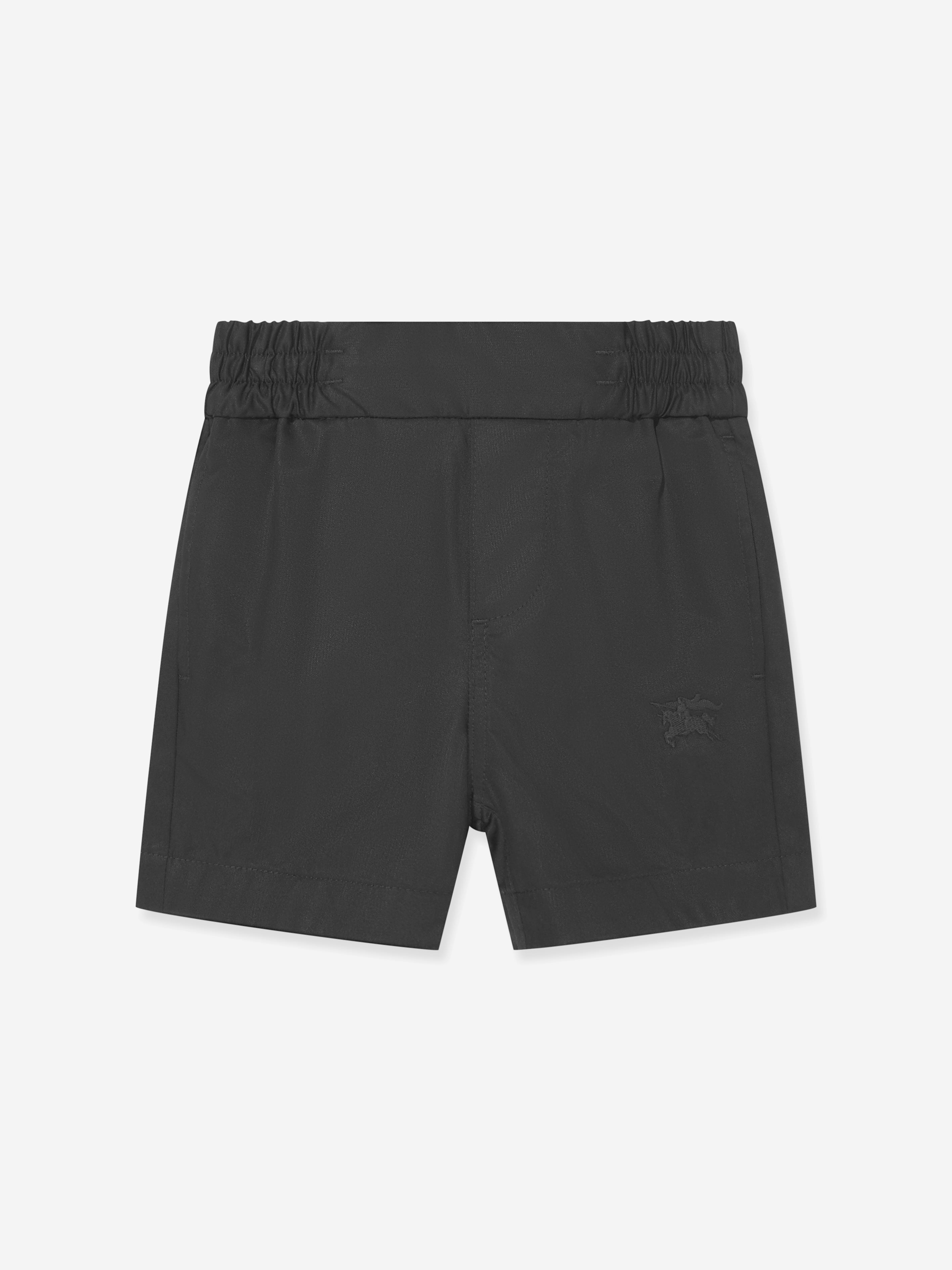 Baby Boys Mini Travard Shorts in Black