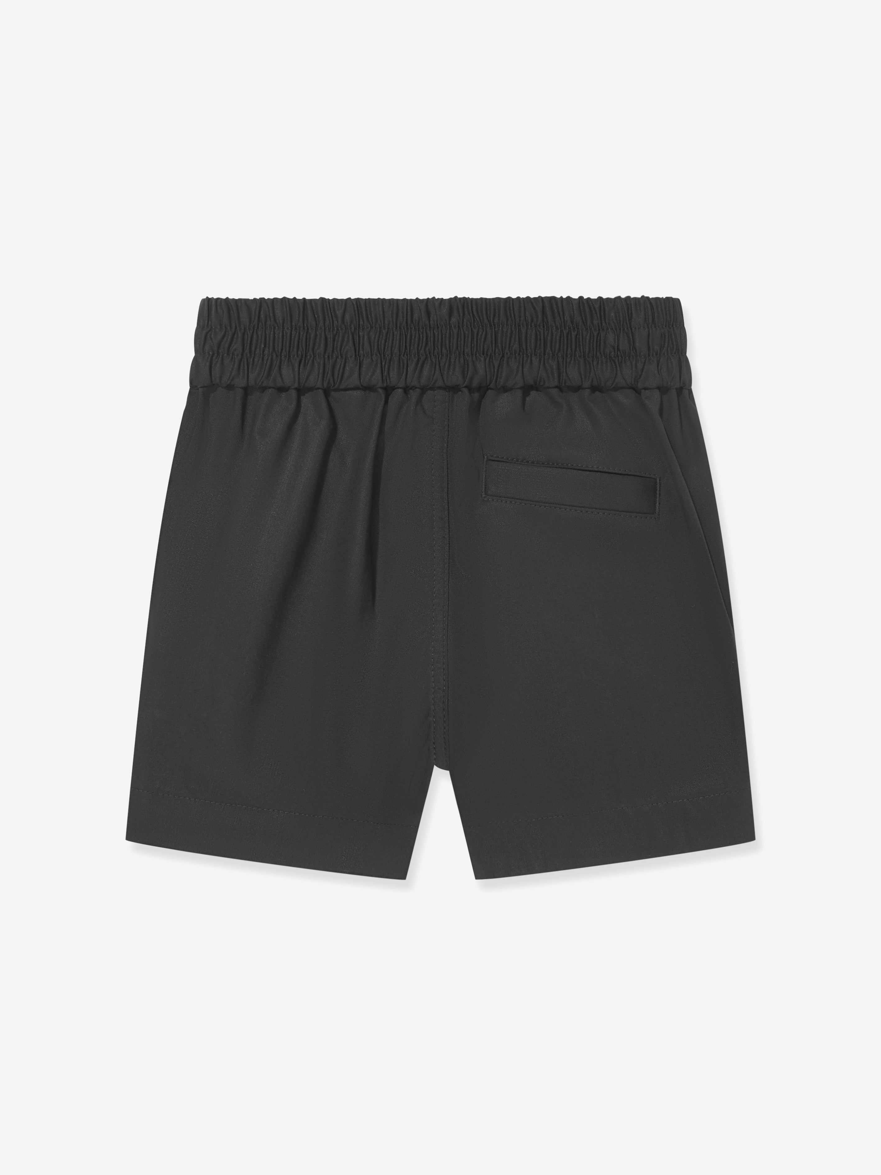 Baby Boys Mini Travard Shorts in Black