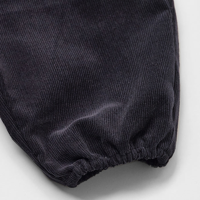 Baby Girls Charcoal Corduroy Trousers