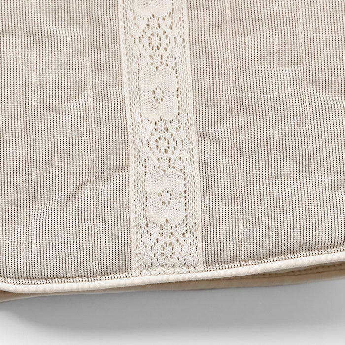 Gilet matelassé crème pour bébé fille