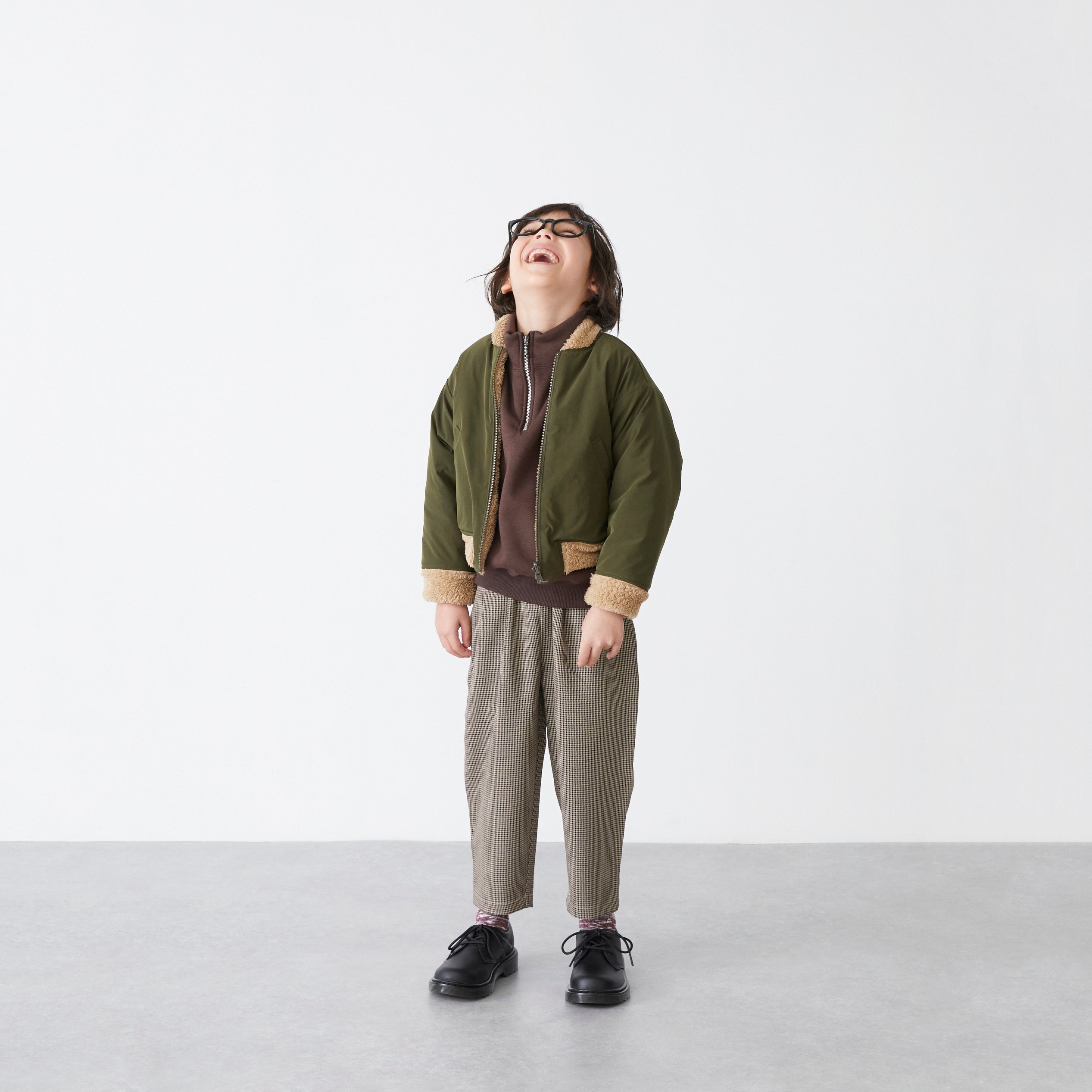 Boys & Girls Olive Reversible Jacket