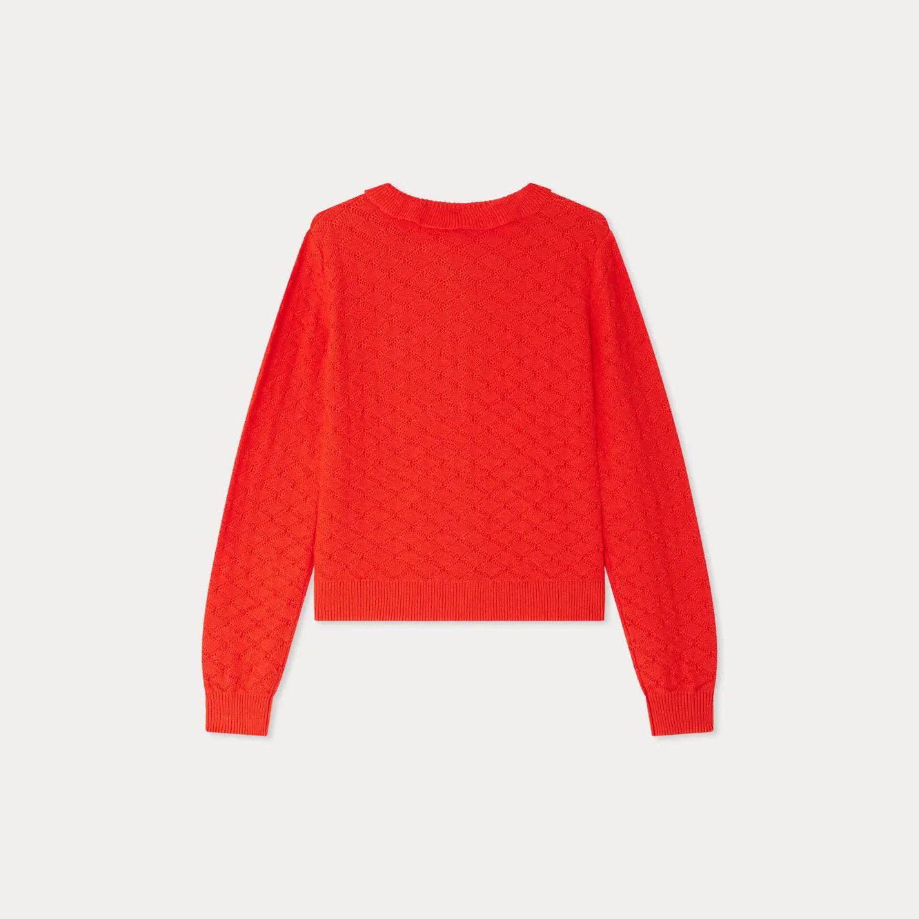 Girls Poppy Knit Cotton Cardigan