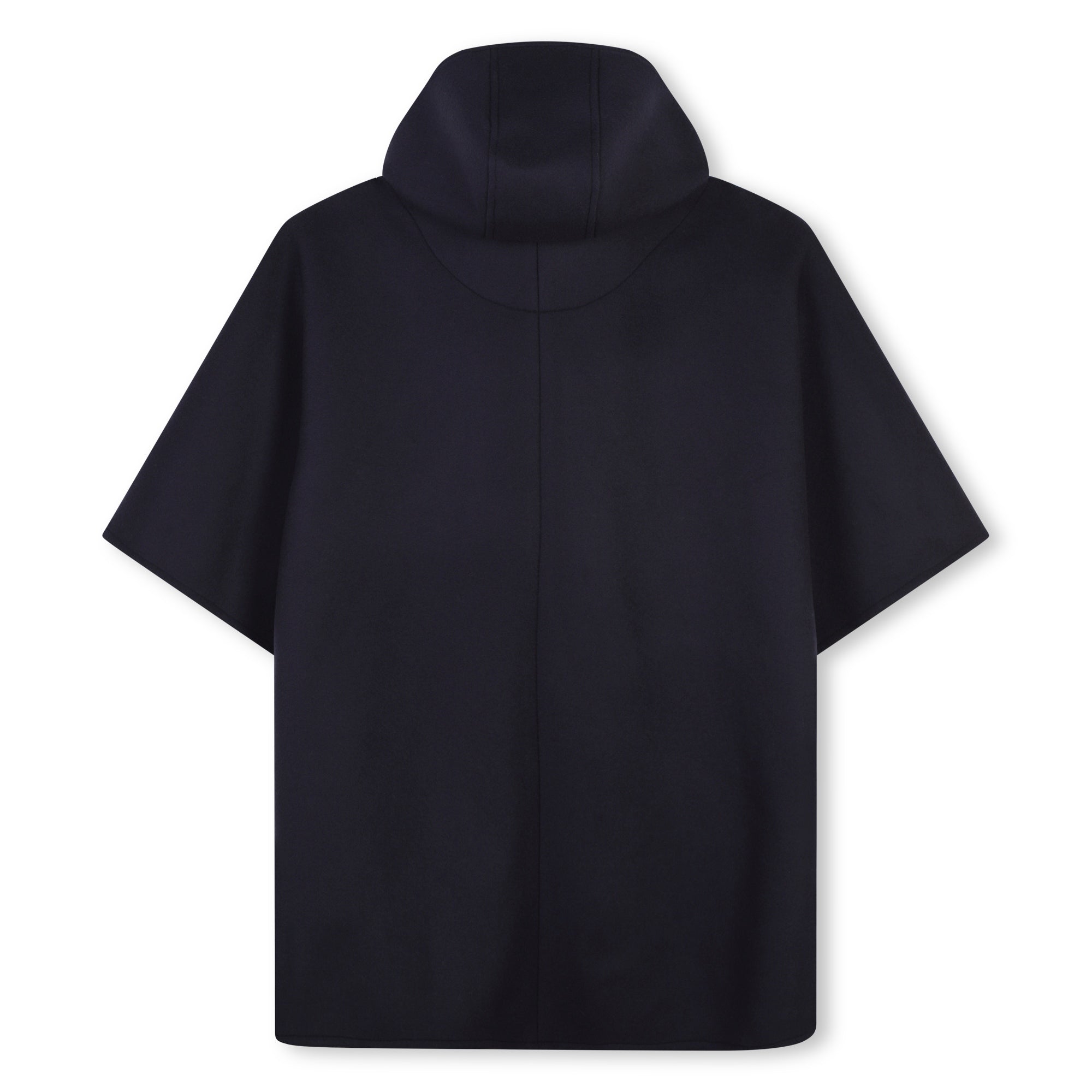 Girls Dark Blue Wool Cape