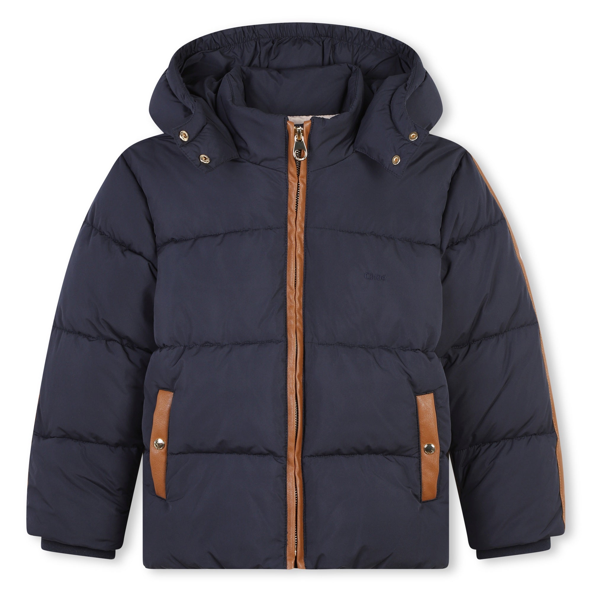 Girls Blue Padded Jacket