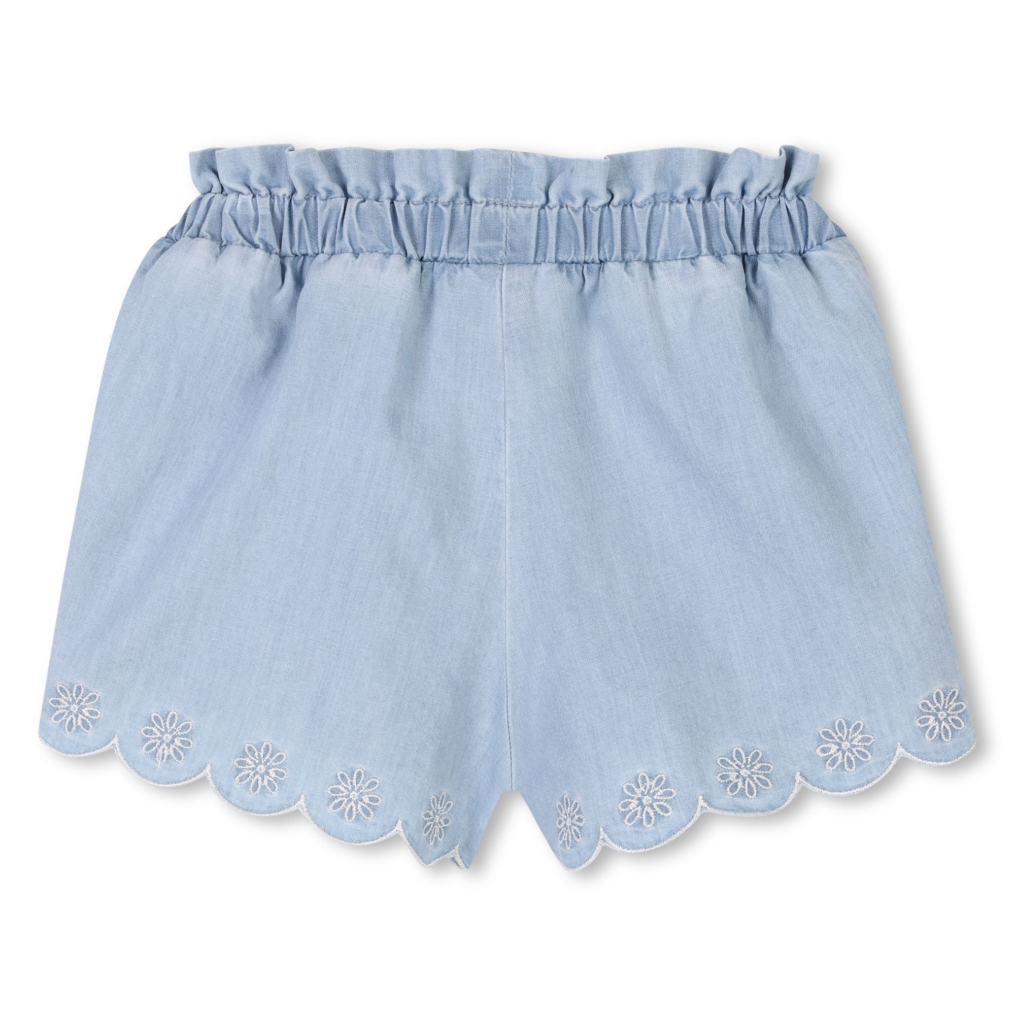 Baby Girls White Ruffled Cotton Set