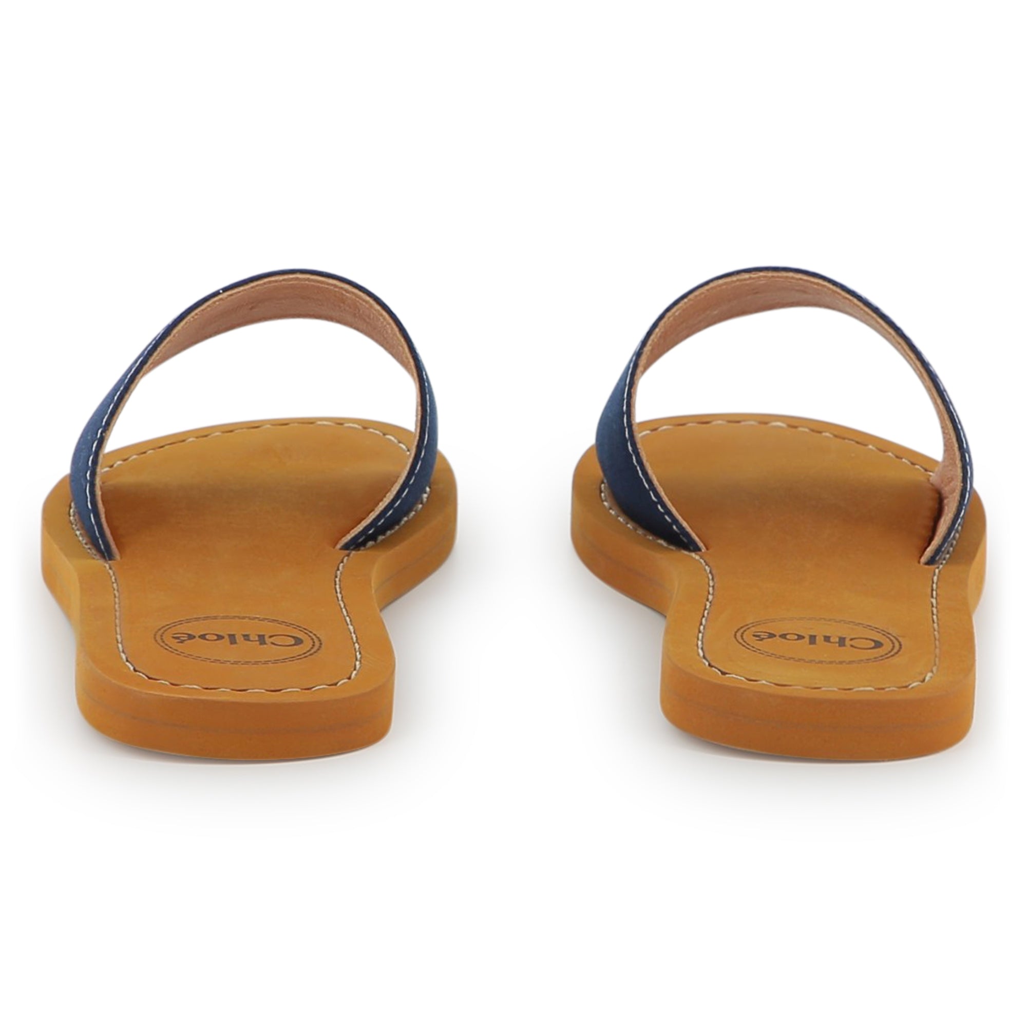Boys & Girls Blue Logo Slippers