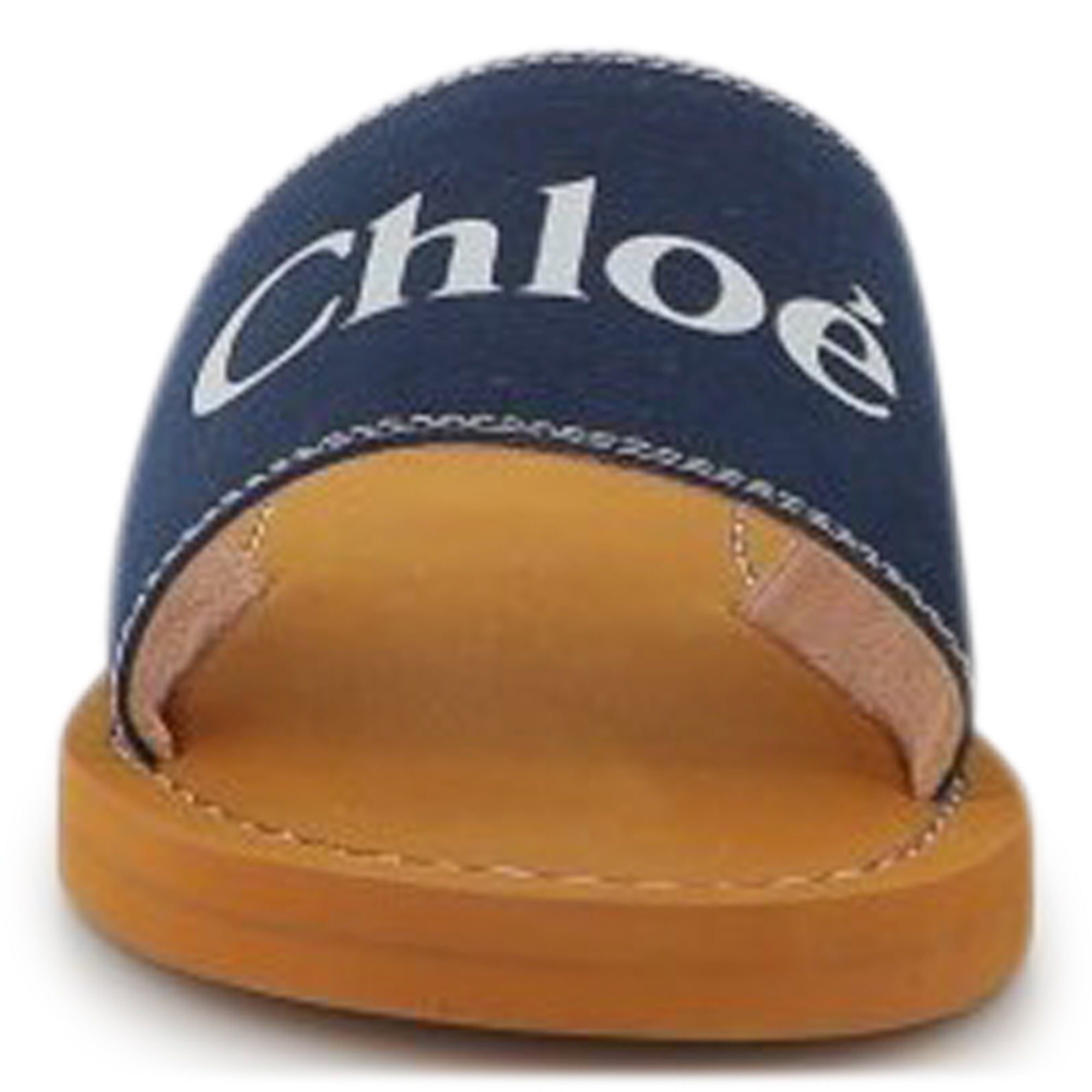 Boys & Girls Blue Logo Slippers