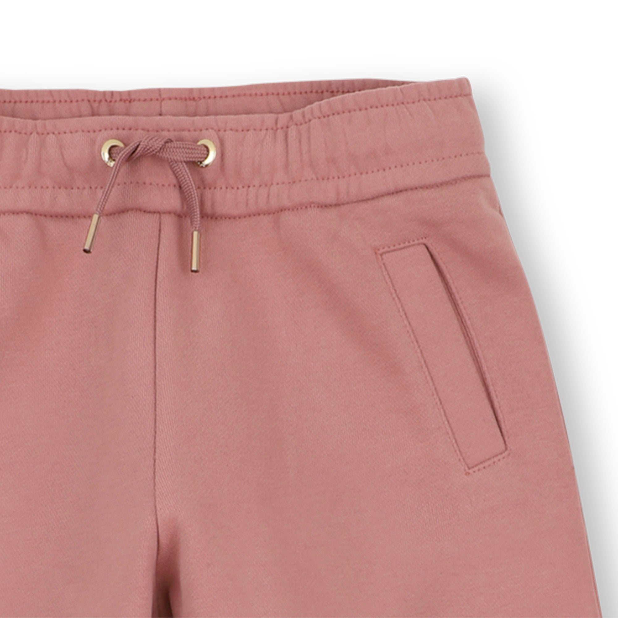 Girls Pink Cotton Trousers