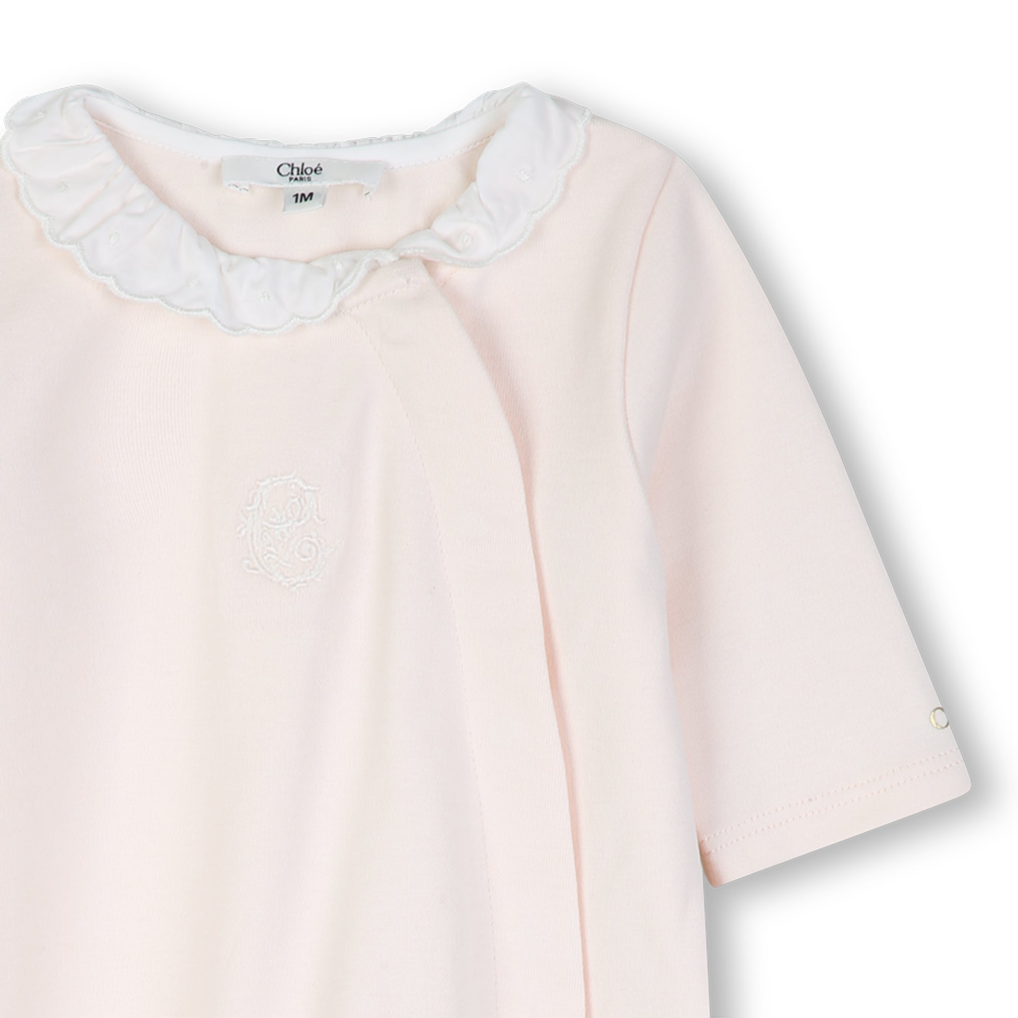 Baby Girls Light Pink Cotton Babysuit Gift Set(3 Pack)