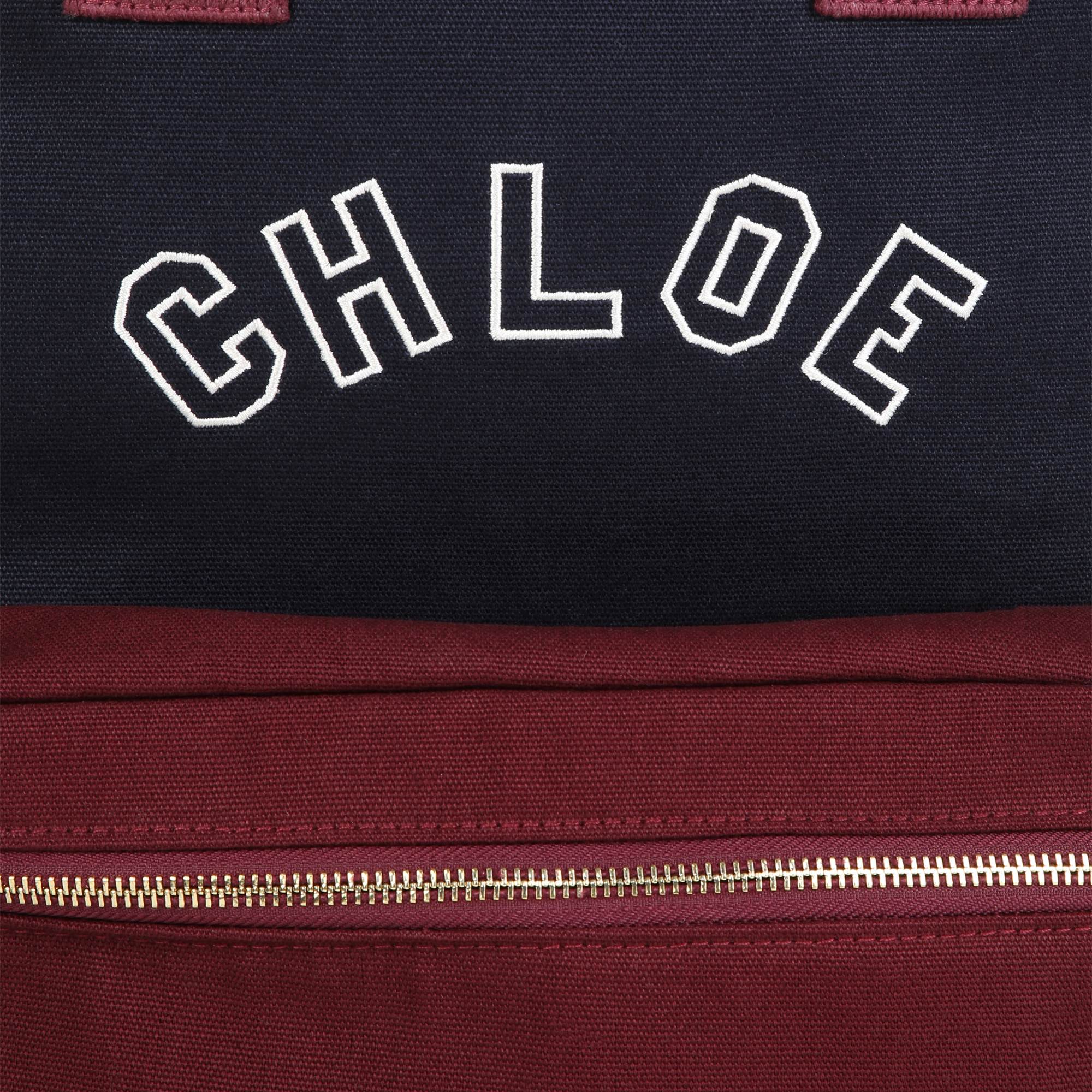 Girls Dark Blue Logo Backpack(W28 x H36 x D12 cm)