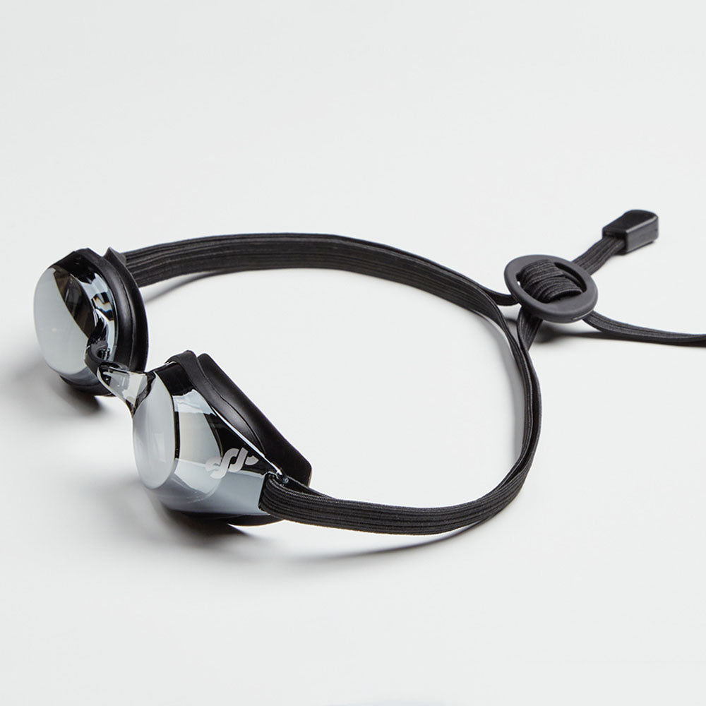 Adult Black Rubber Ring Racing Goggles(CAIN_BKSL)