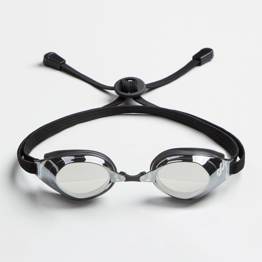 Adult Black Rubber Ring Racing Goggles(CAIN_BKSL)
