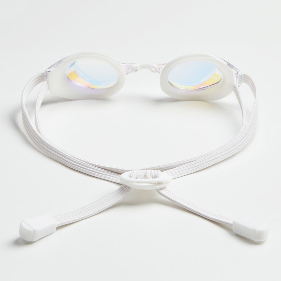 Adult White Rubber Ring Racing Goggles(CAIN_CLRD)