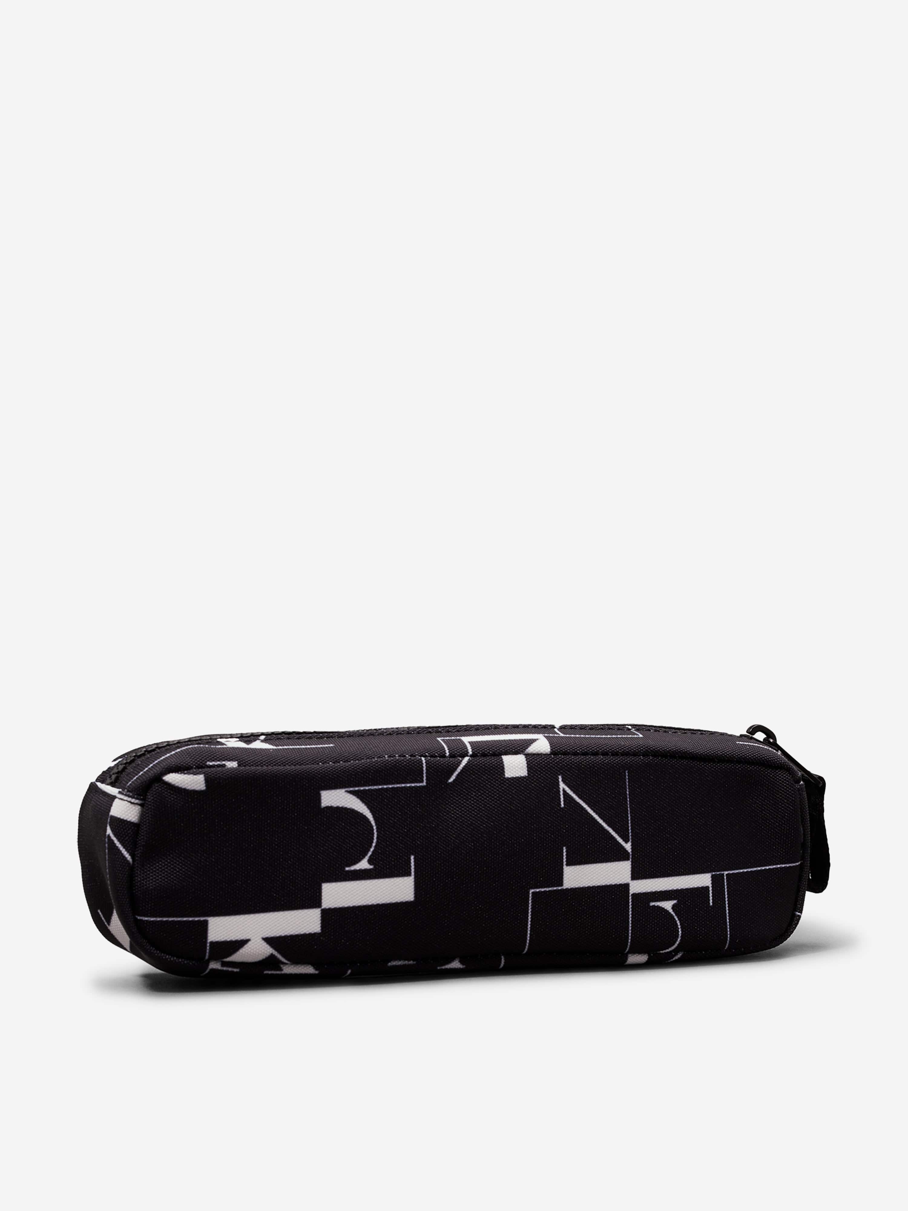 Calvin Klein Kids City Grid AOP Pencil Case in Black (19.5cm)